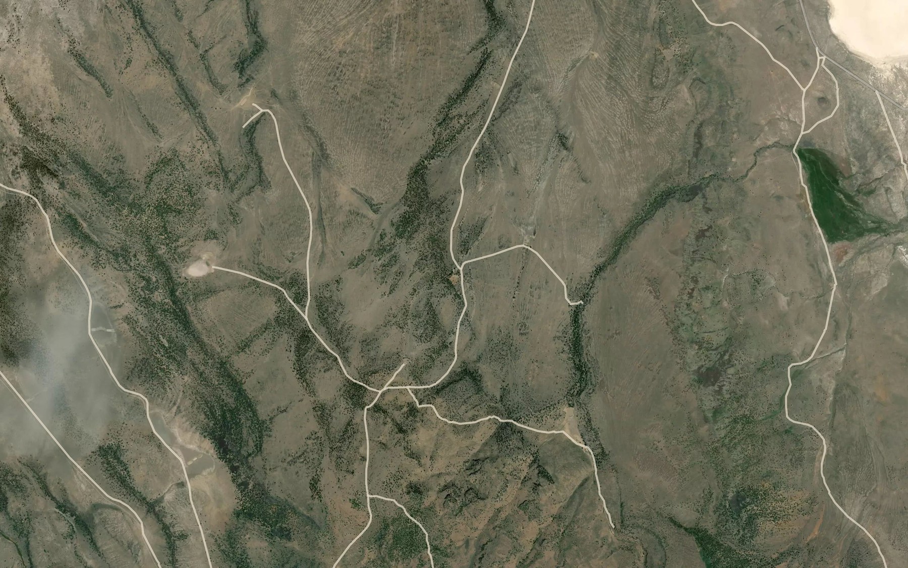 Satellite map of the Spearpoint Spring
