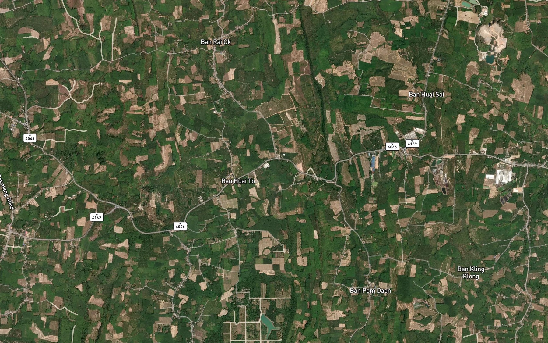 Satellite map of the Khlong Song Phraek