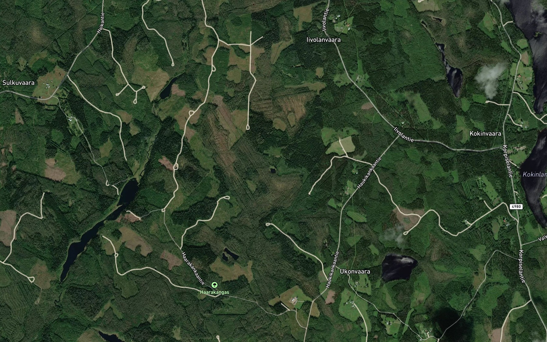 Satellite map of the Kiimalampi