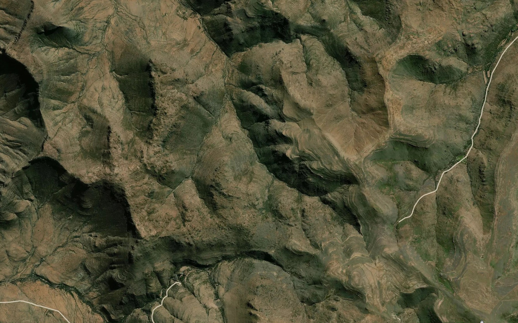 Satellite map of the Bakenkopskloof