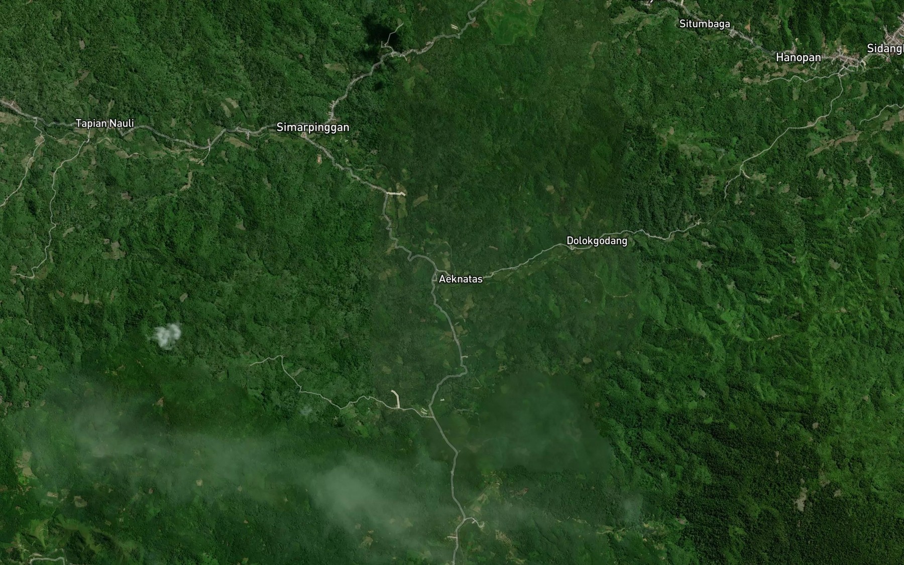 Satellite map of the Aek Natas