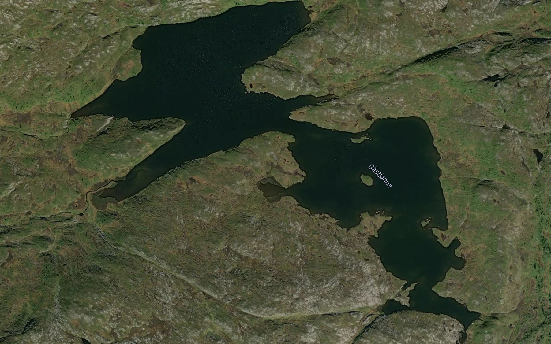 Satellite map of the Gastjonna