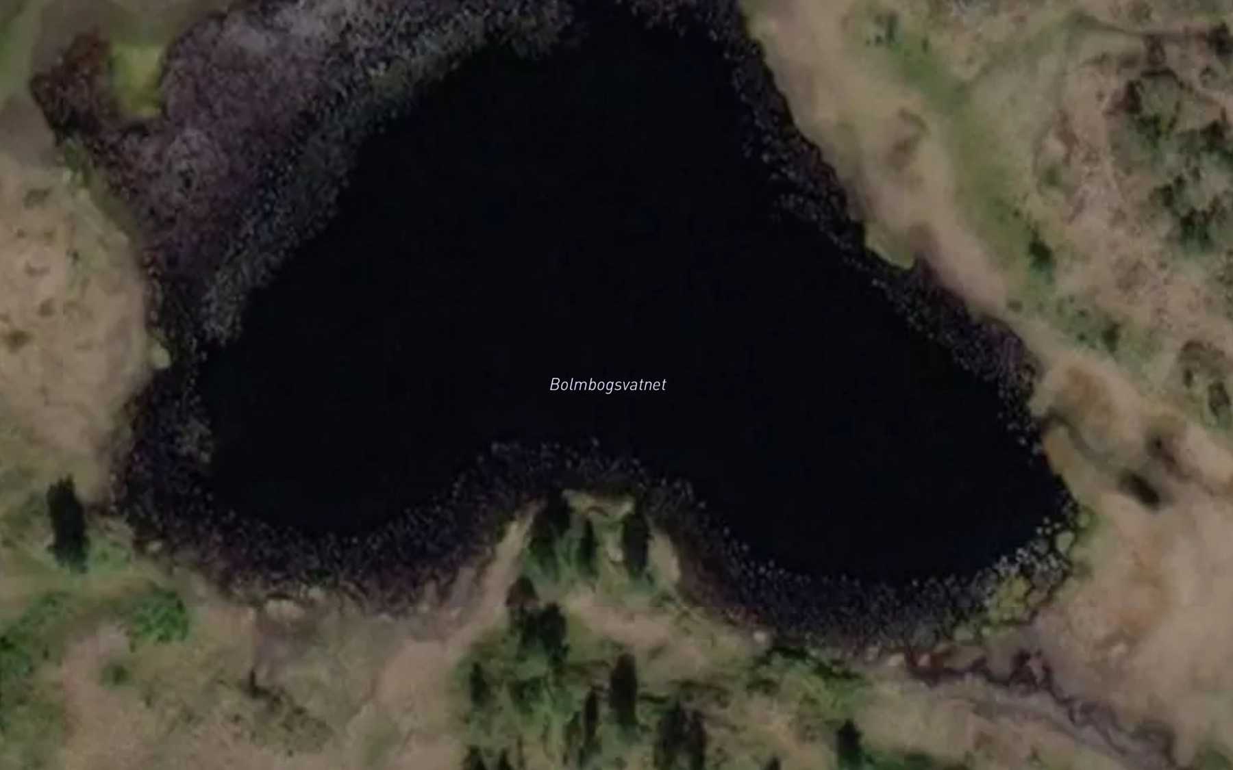 Satellite map of the Bokksvatnet