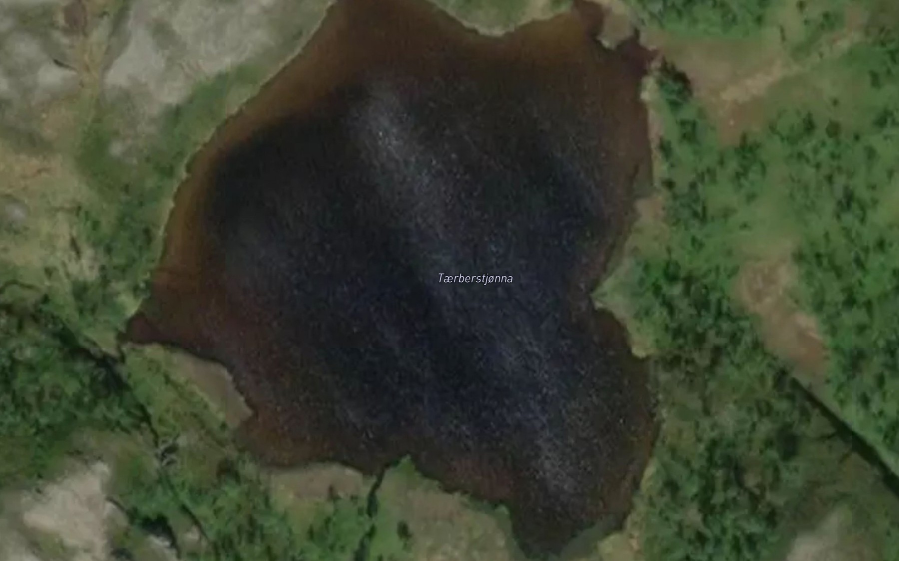 Satellite map of the Taerberstjonna