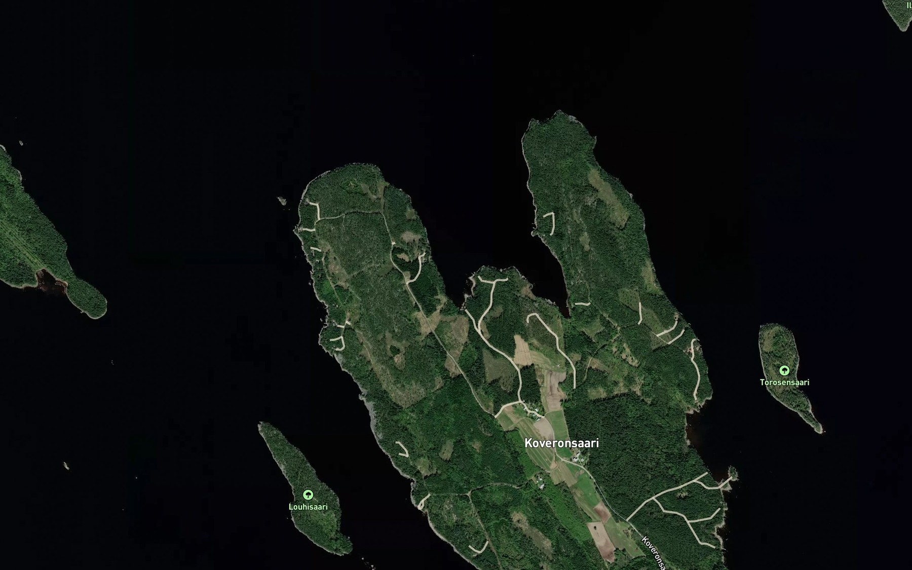 Satellite map of the Pienilahti