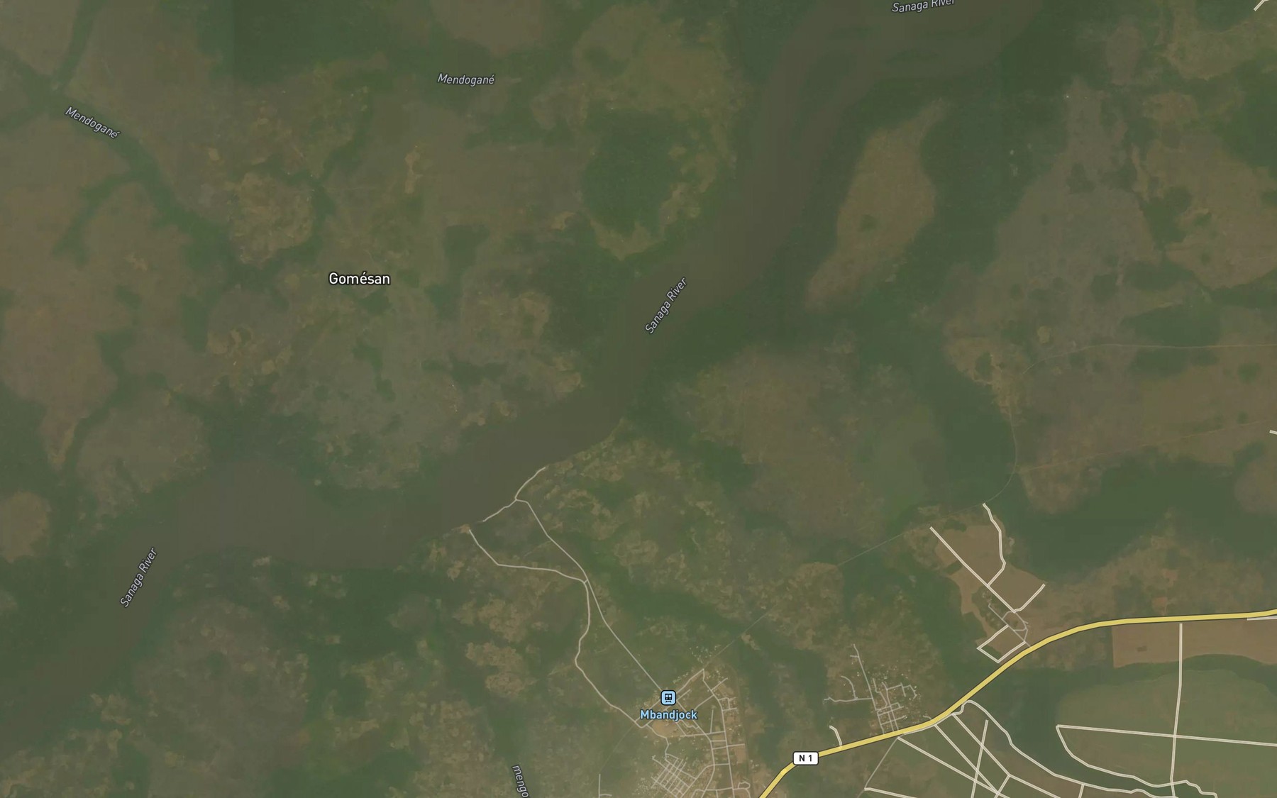 Satellite map of the Wouwou