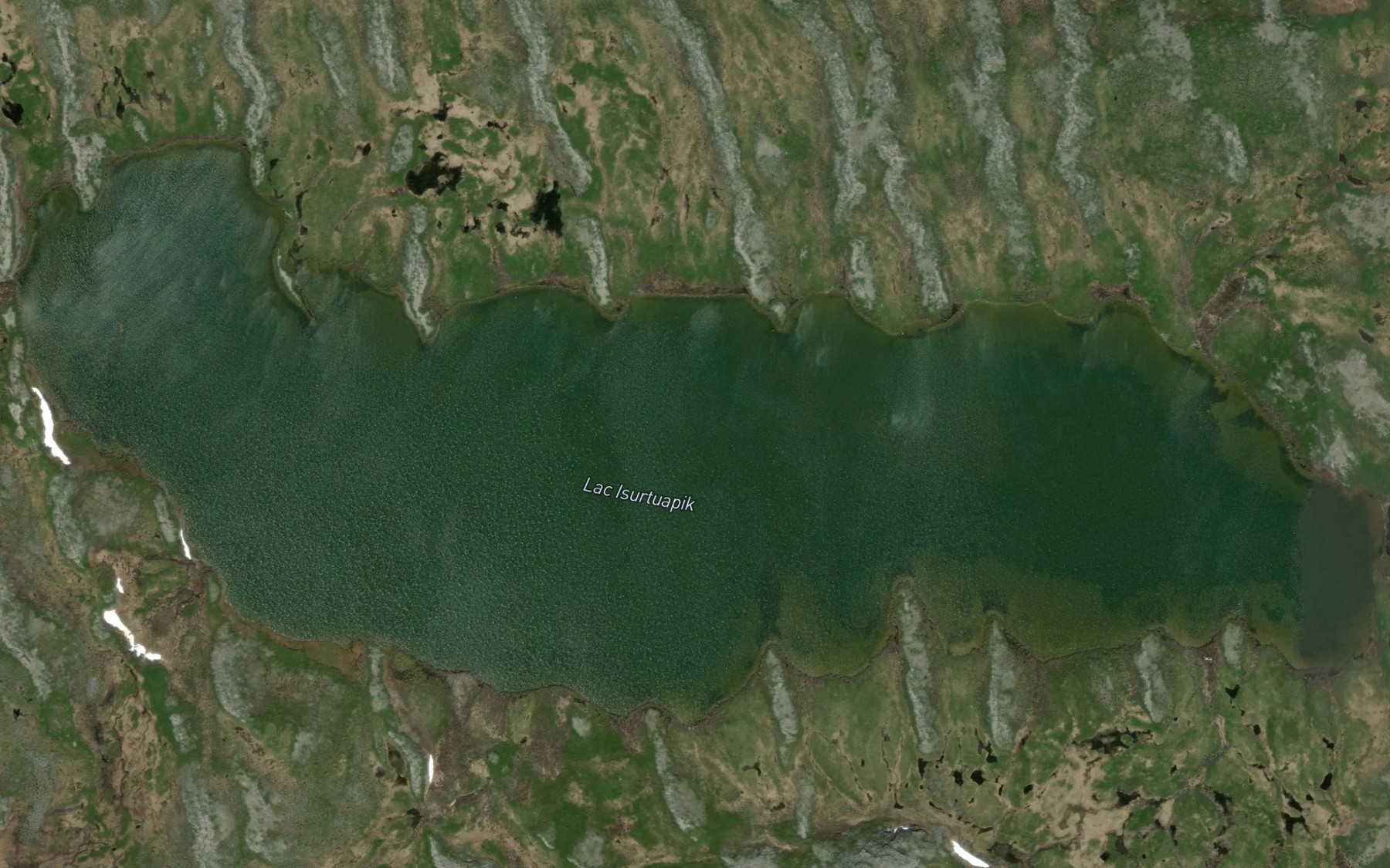 Satellite map of the Lac Isurtuapik