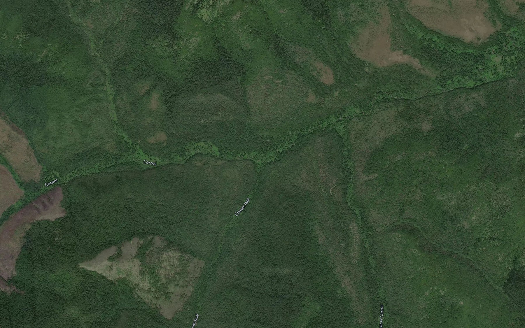 Satellite map of the Yershistyy
