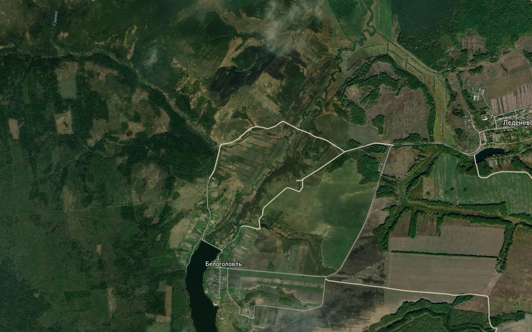Satellite map of the Luchka