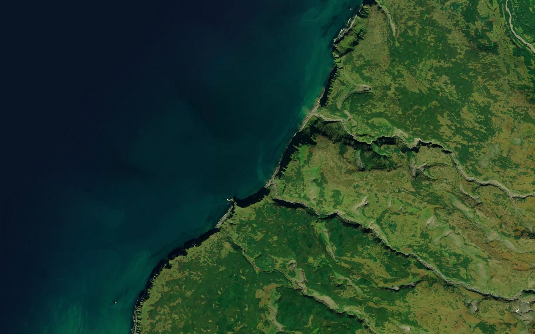 Satellite map of the Pereturpit'