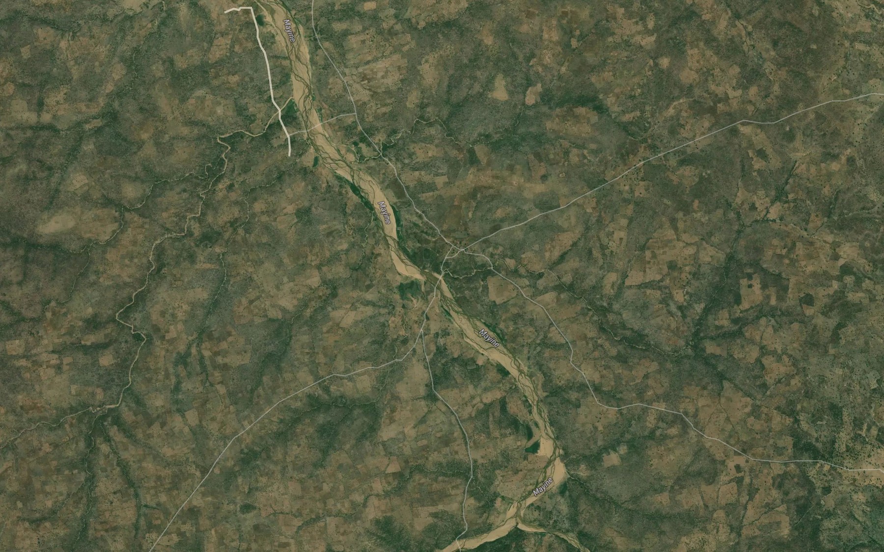 Satellite map of the Gbalenje
