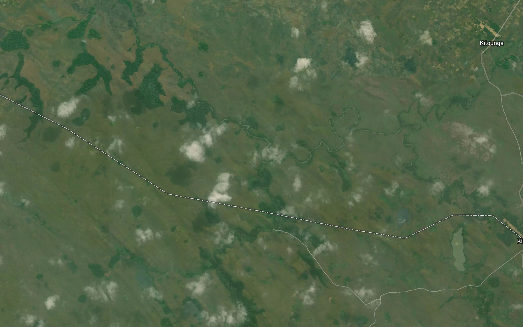 Satellite map of the Loamba
