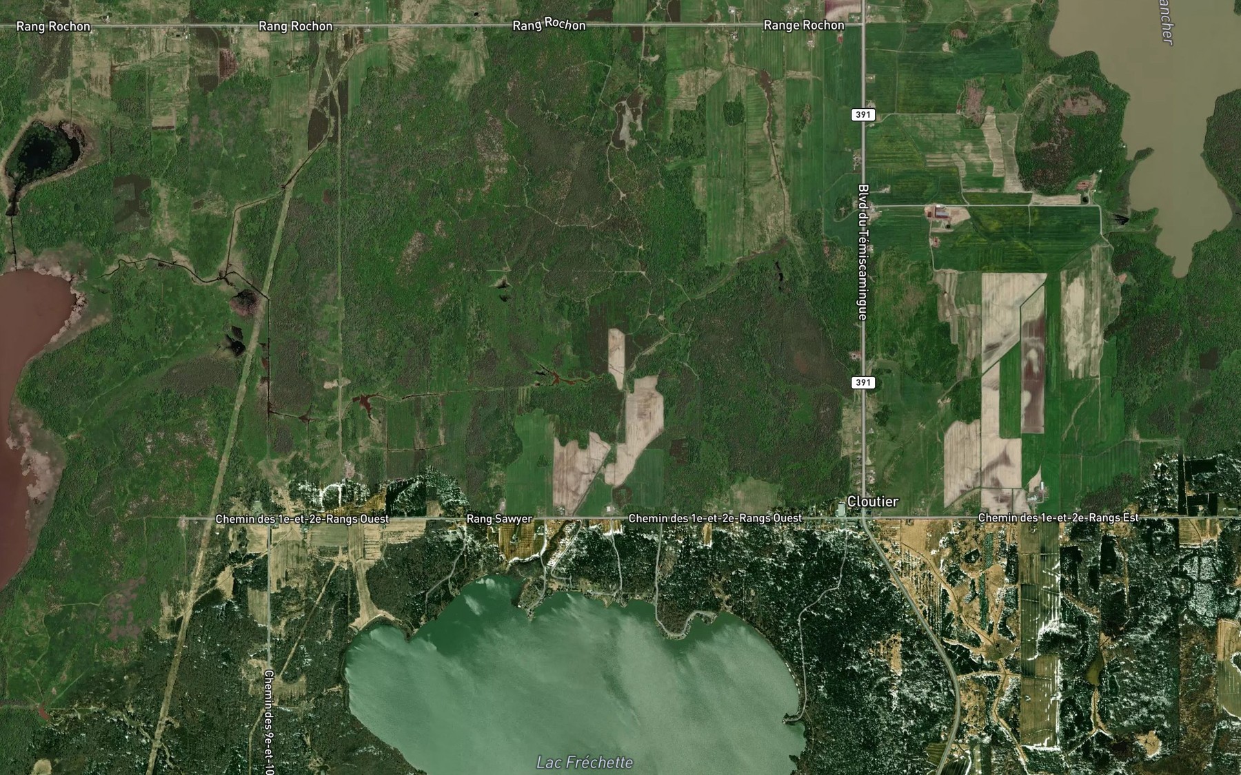 Satellite map of the Ruisseau Defosses