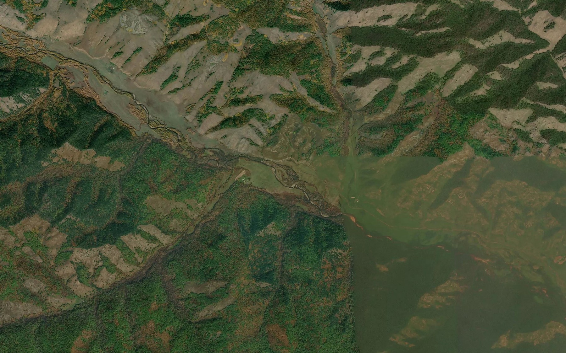 Satellite map of the Buyegyn