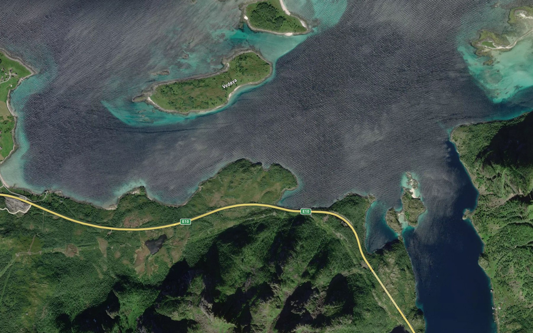 Satellite map of the Bjornnesvika