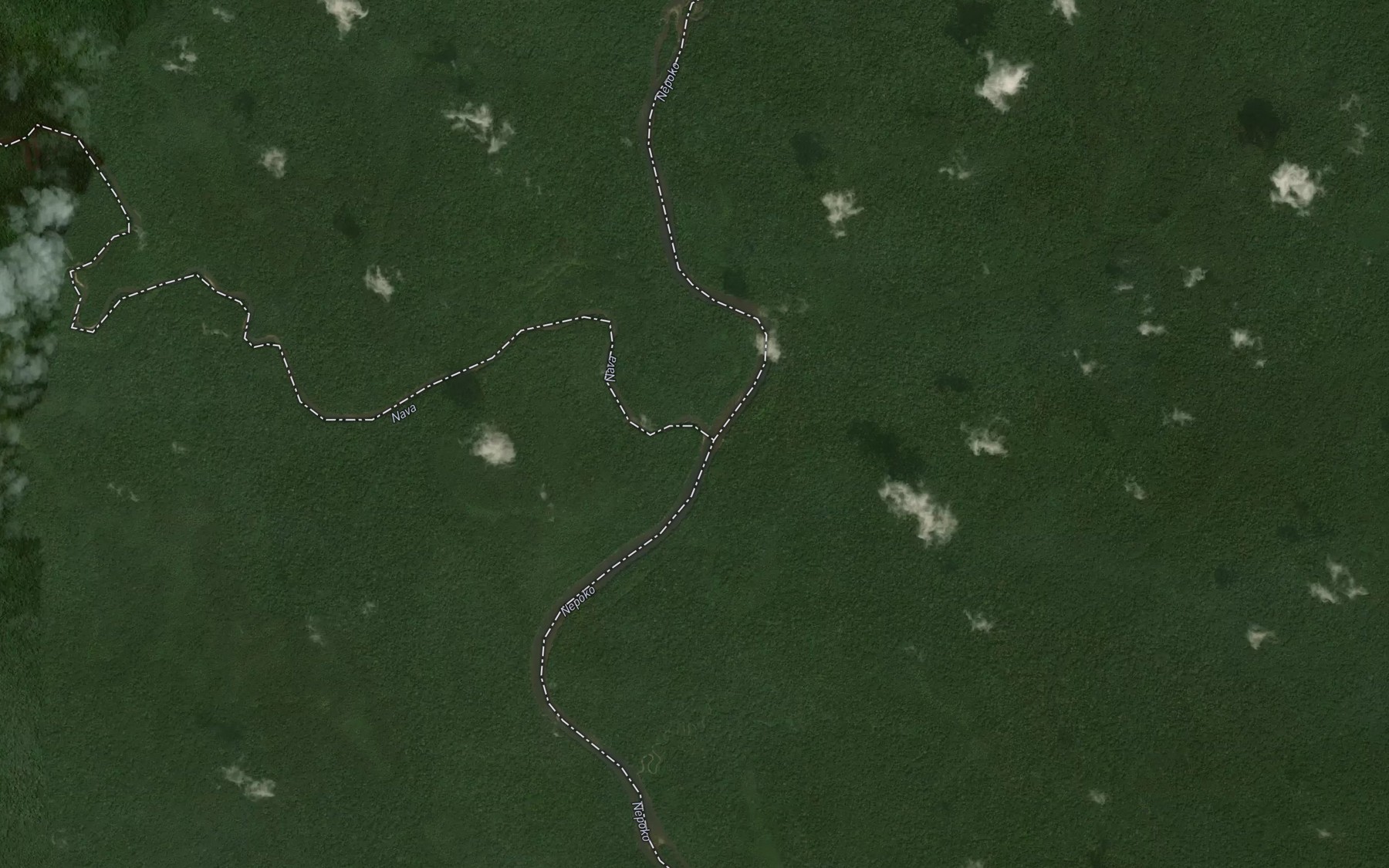 Satellite map of the Nava