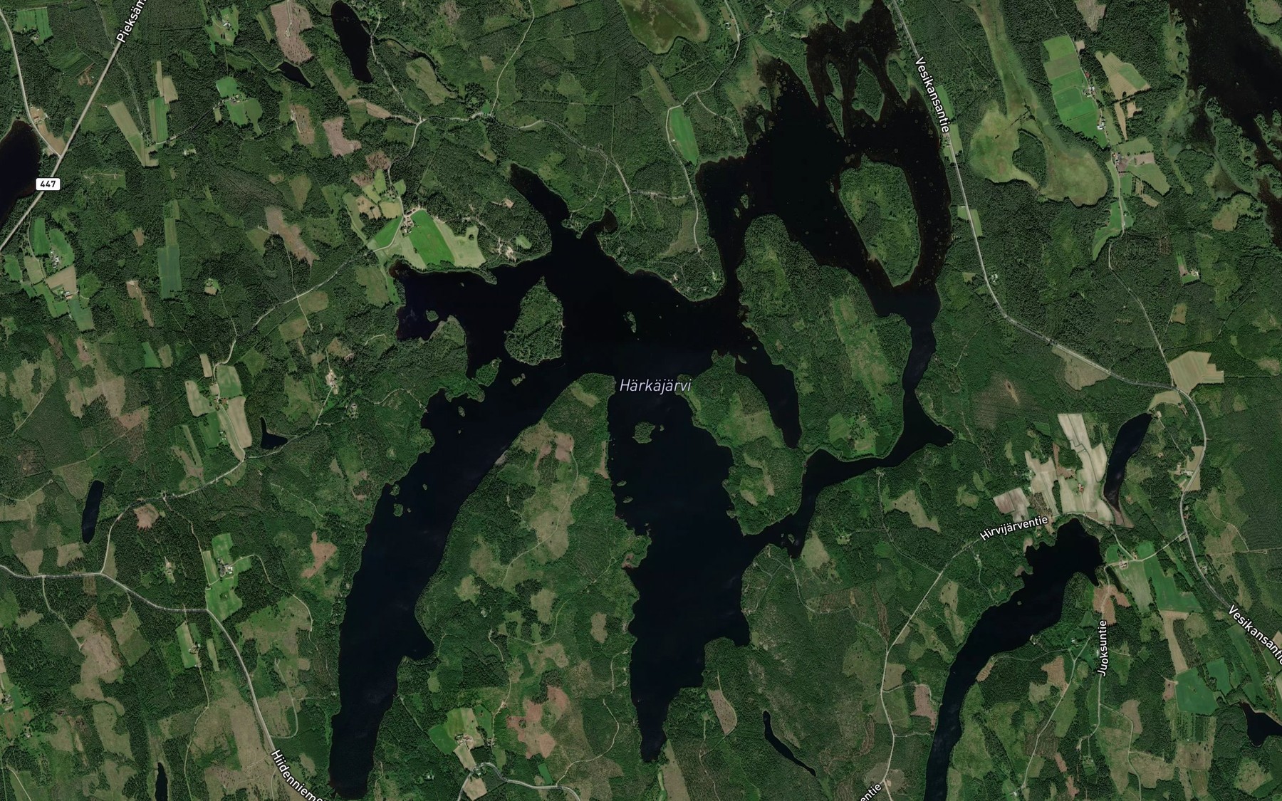 Satellite map of the Laskikaarre