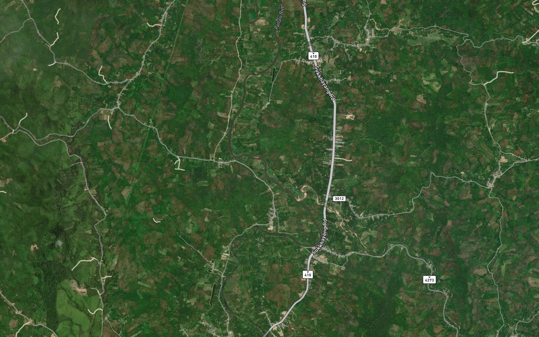 Satellite map of the Khlong Pi Sae Khla