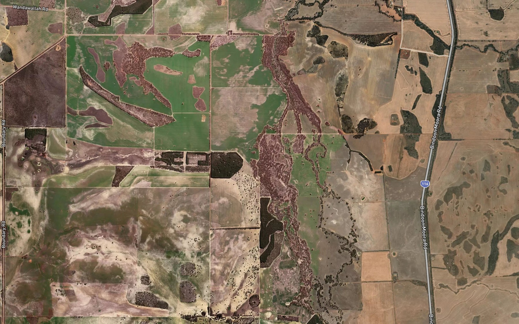 Satellite map of the Wangalcarra Pool