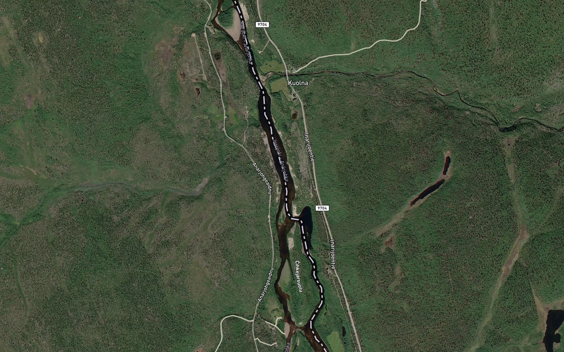 Satellite map of the Guoldnasavu
