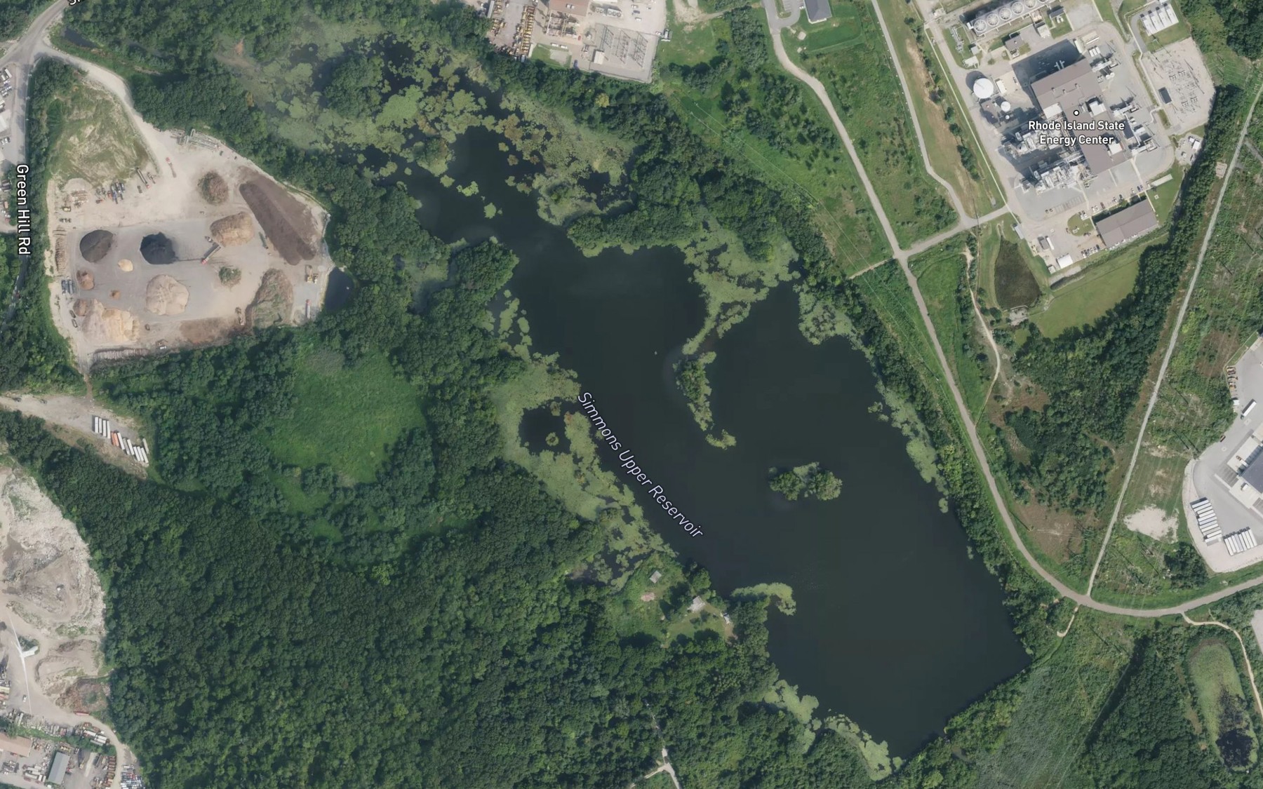 Satellite map of the Simmons Upper Reservoir