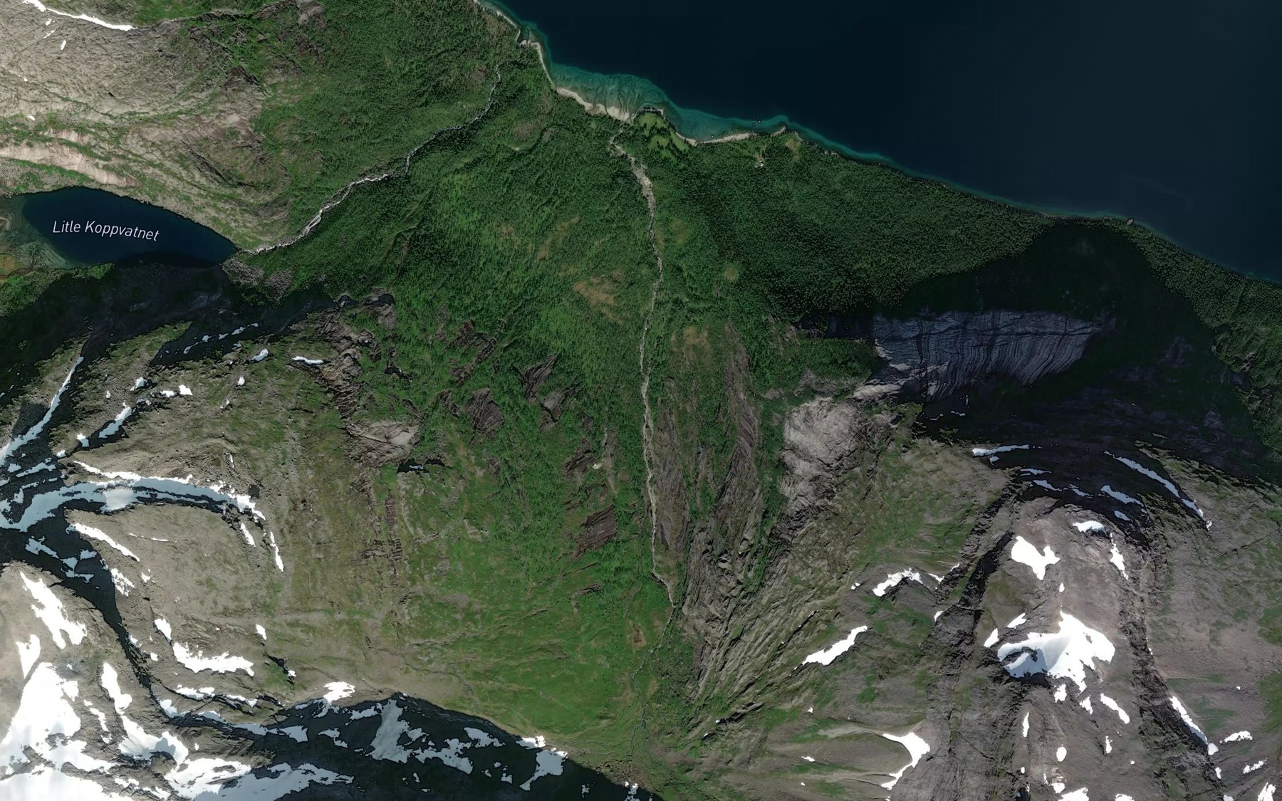 Satellite map of the Tauselva