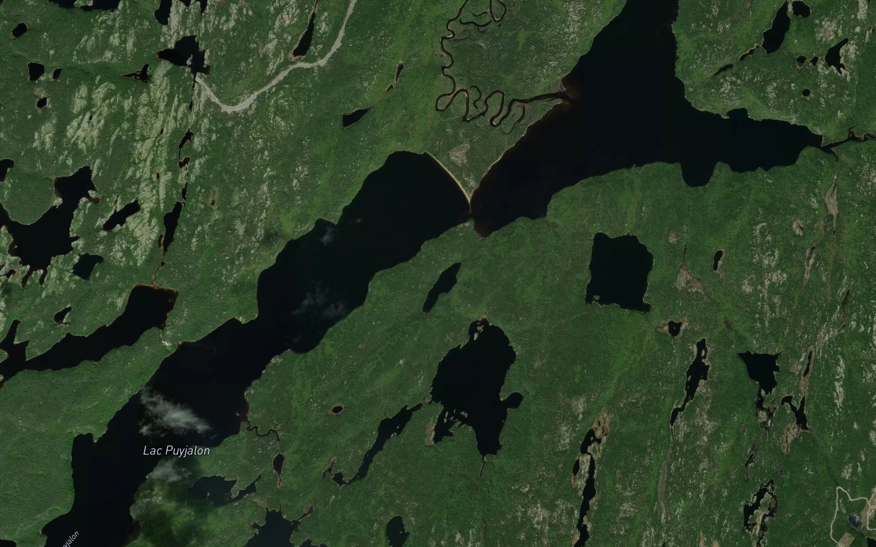 Satellite map of the Passe Kauapauakaht
