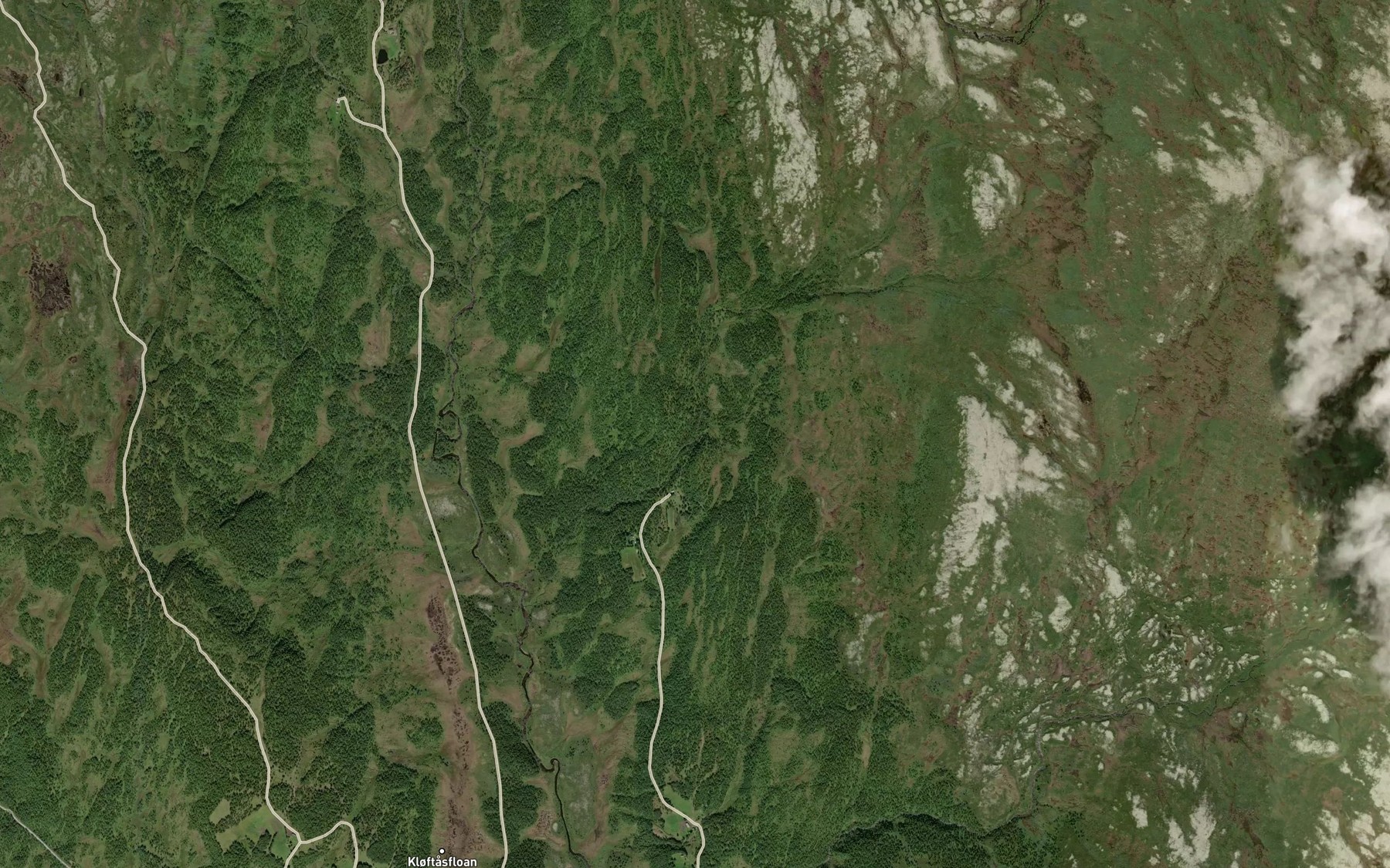 Satellite map of the Rostengbekken