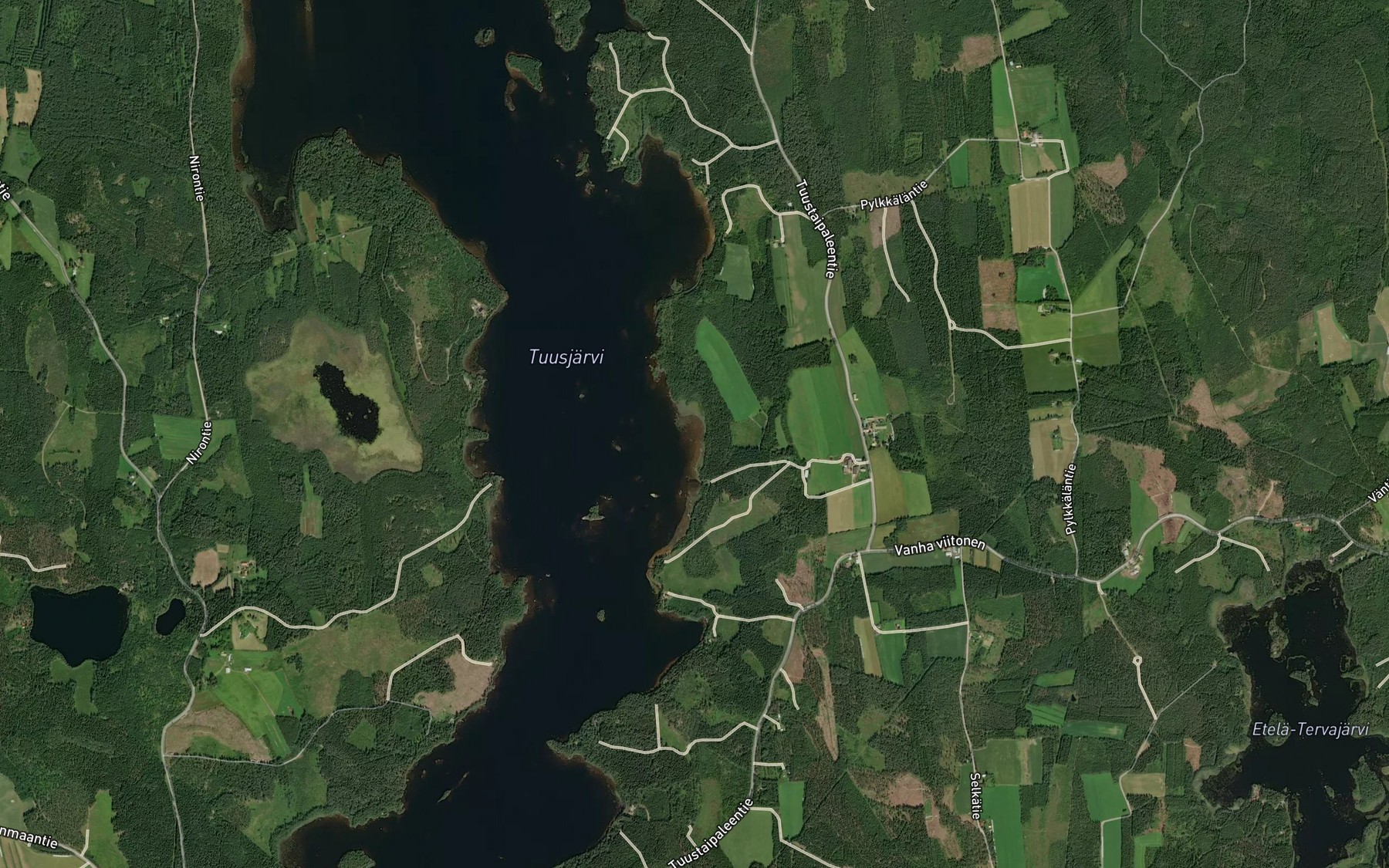 Satellite map of the Niittulahti