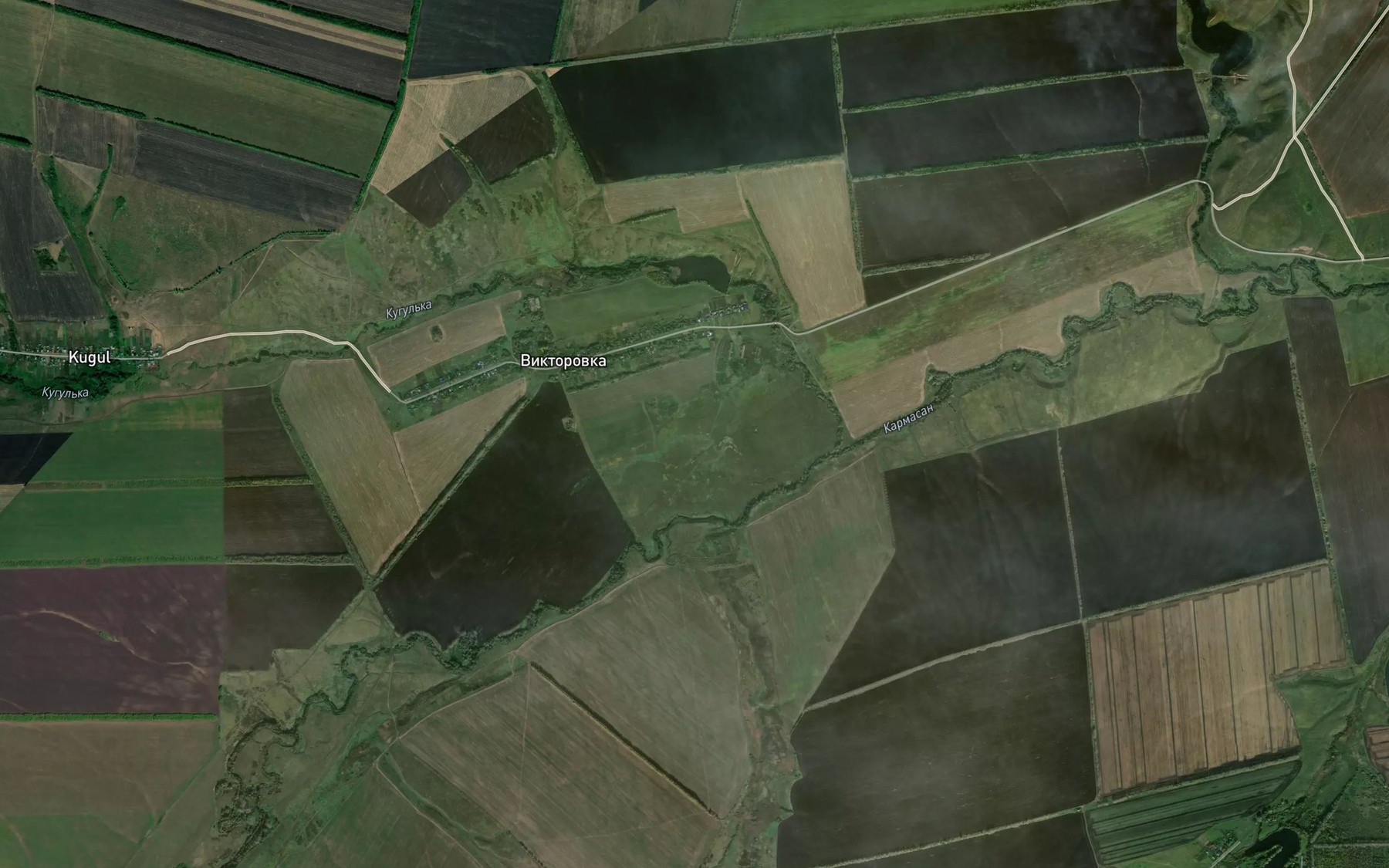 Satellite map of the Kugul'ka