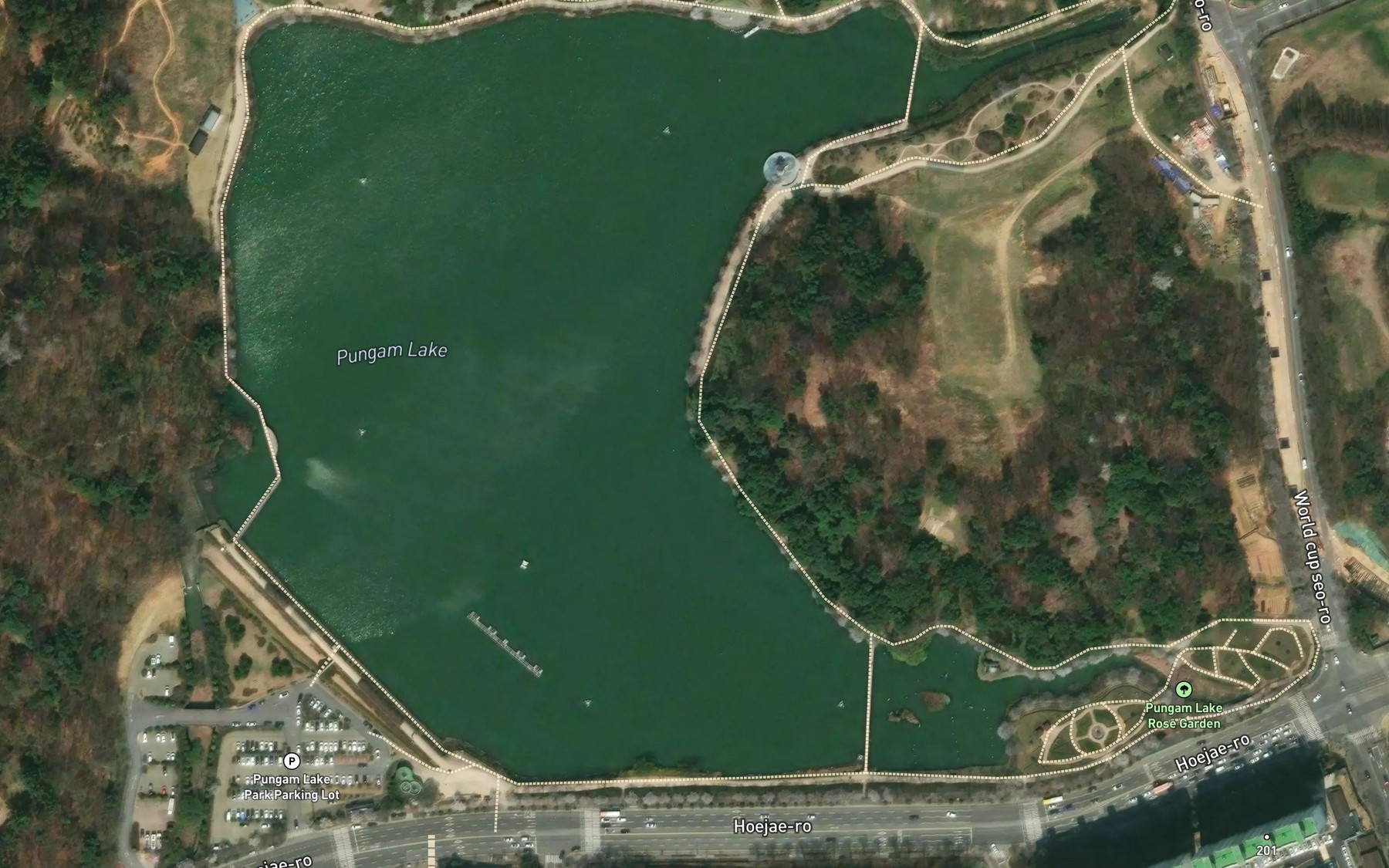Satellite map of the Pungamjeosuji