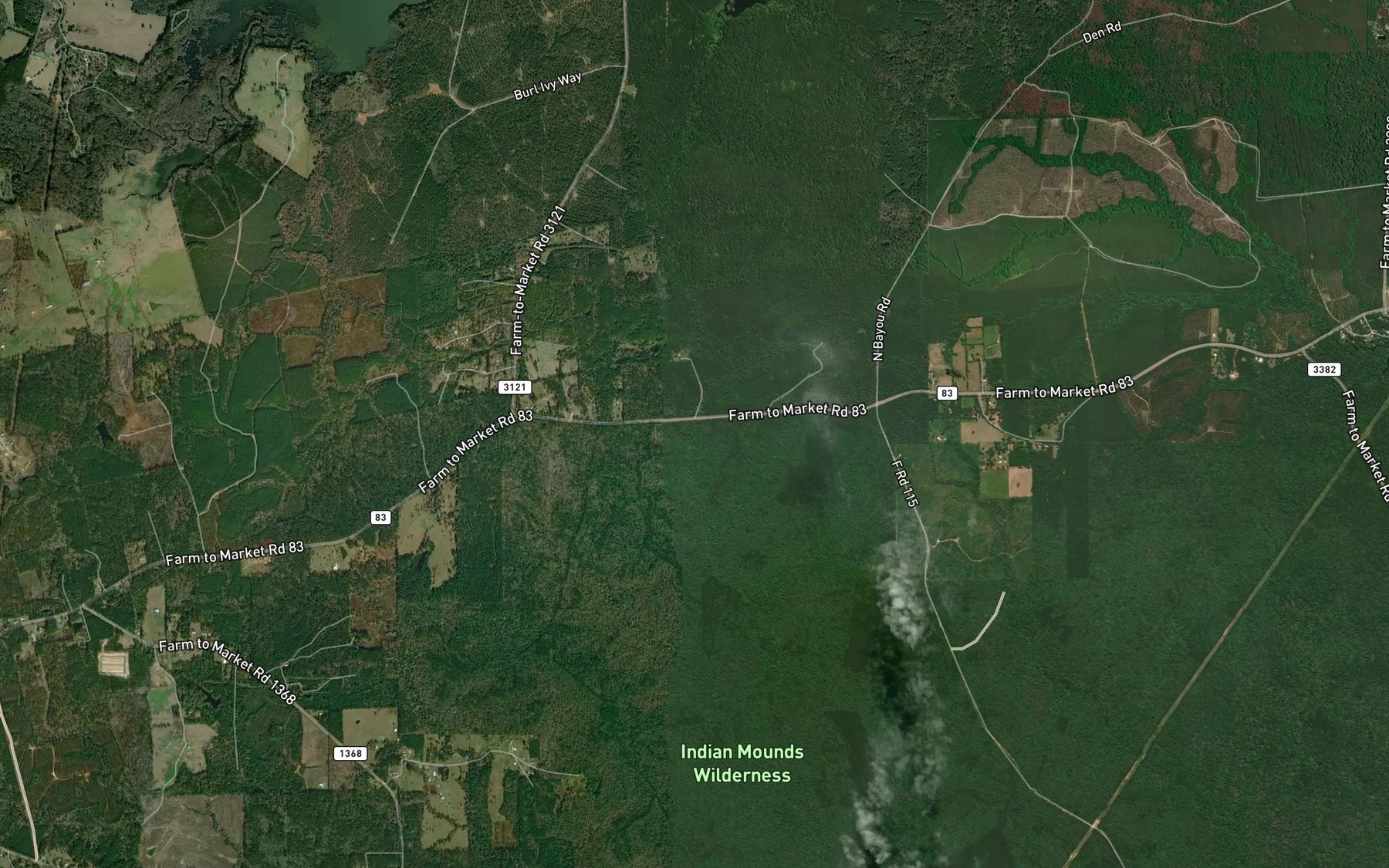 Satellite map of the Turpentine Spring