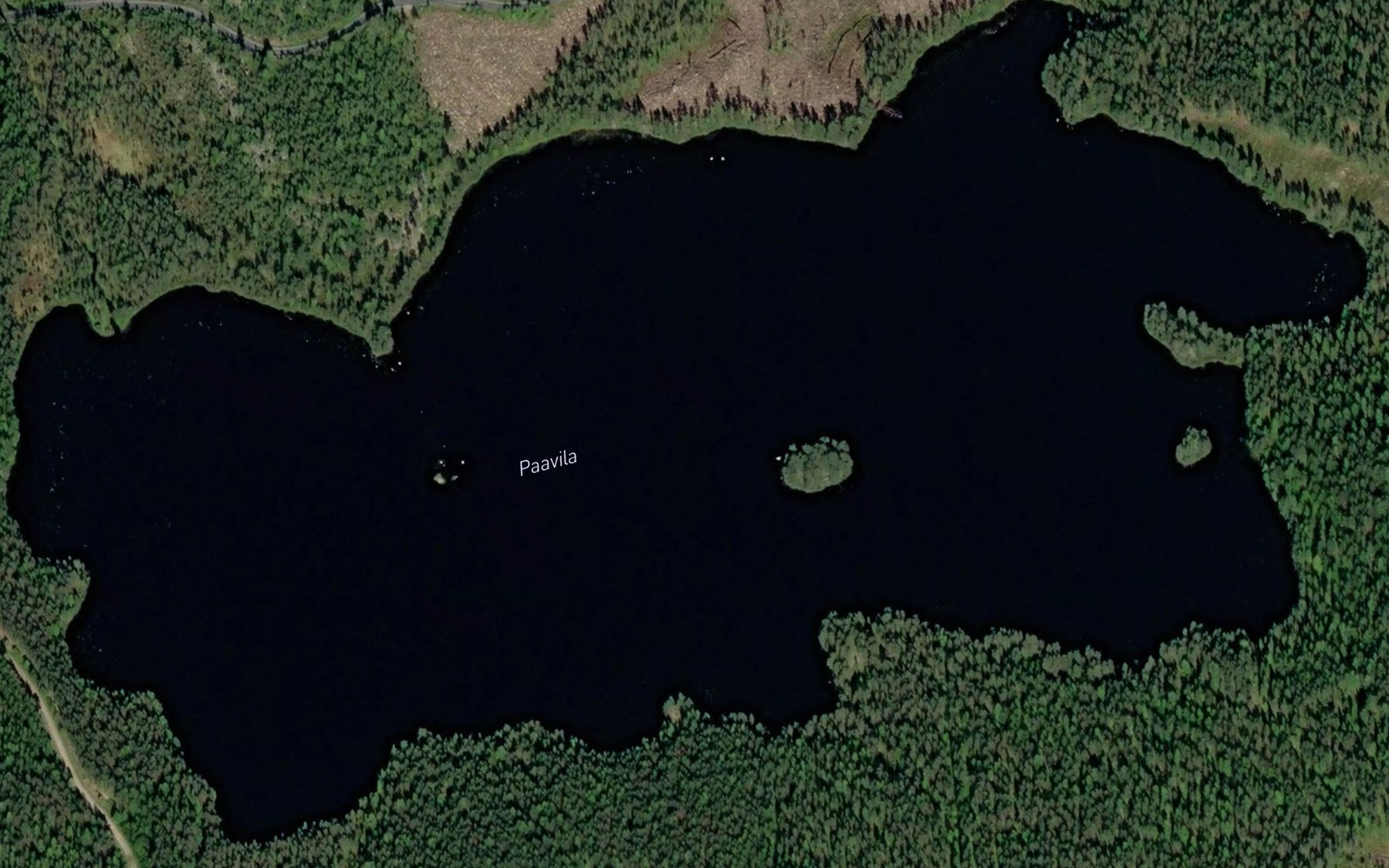 Satellite map of the Paavila