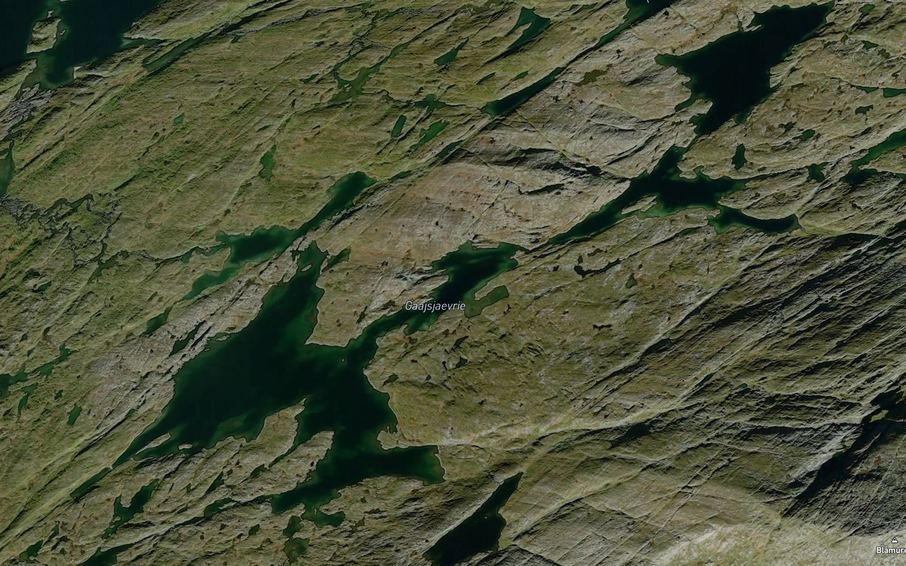 Satellite map of the Gaajsjaevrie