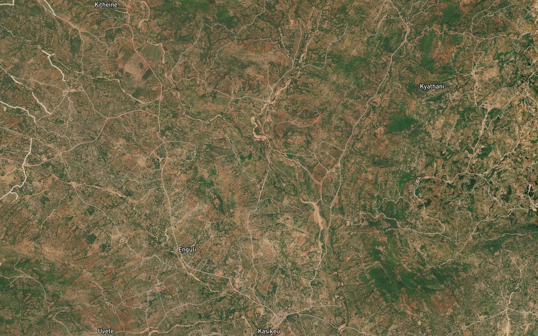 Satellite map of the Yumbuni