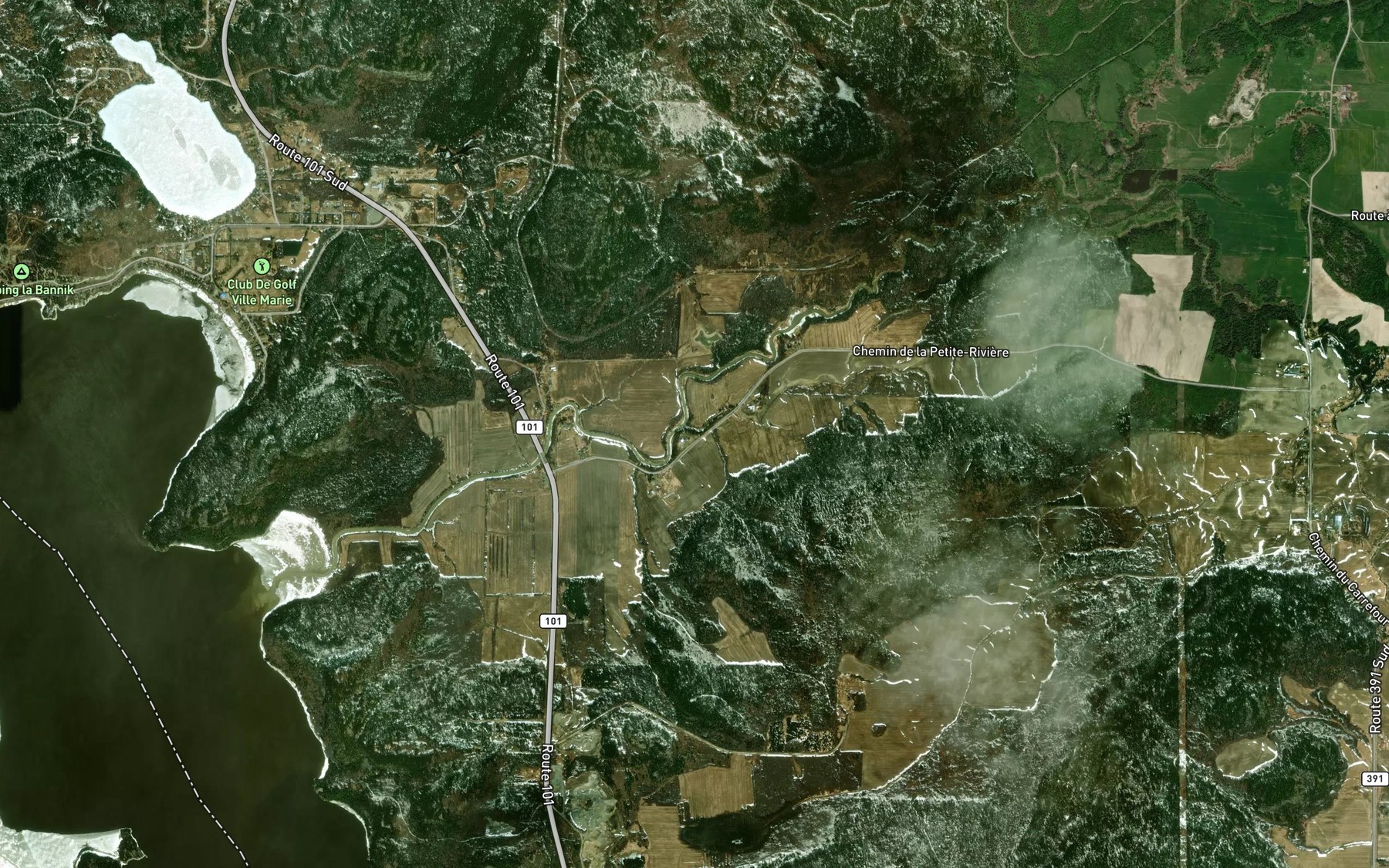 Satellite map of the Cours d'eau Mayer