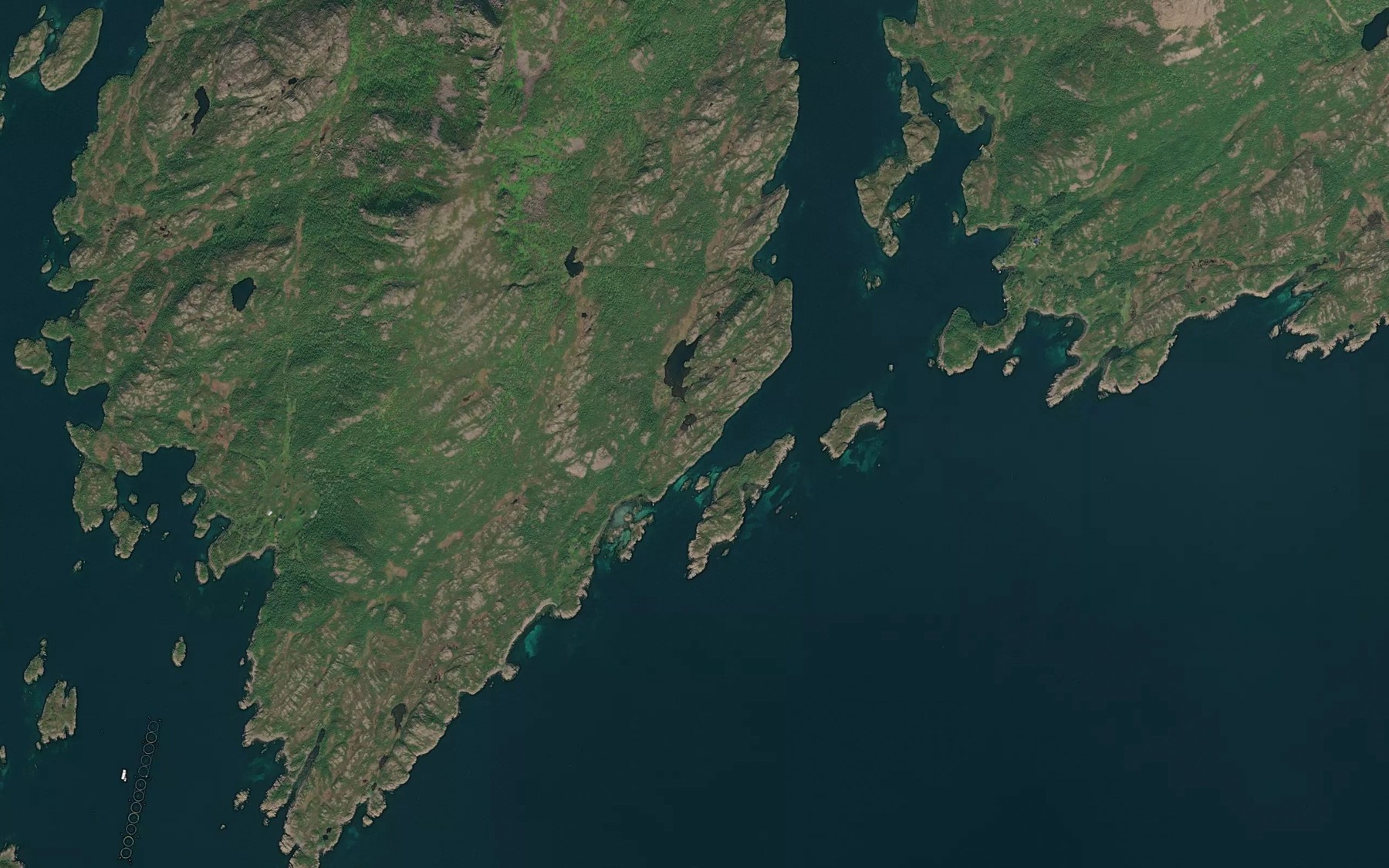 Satellite map of the Selvbota
