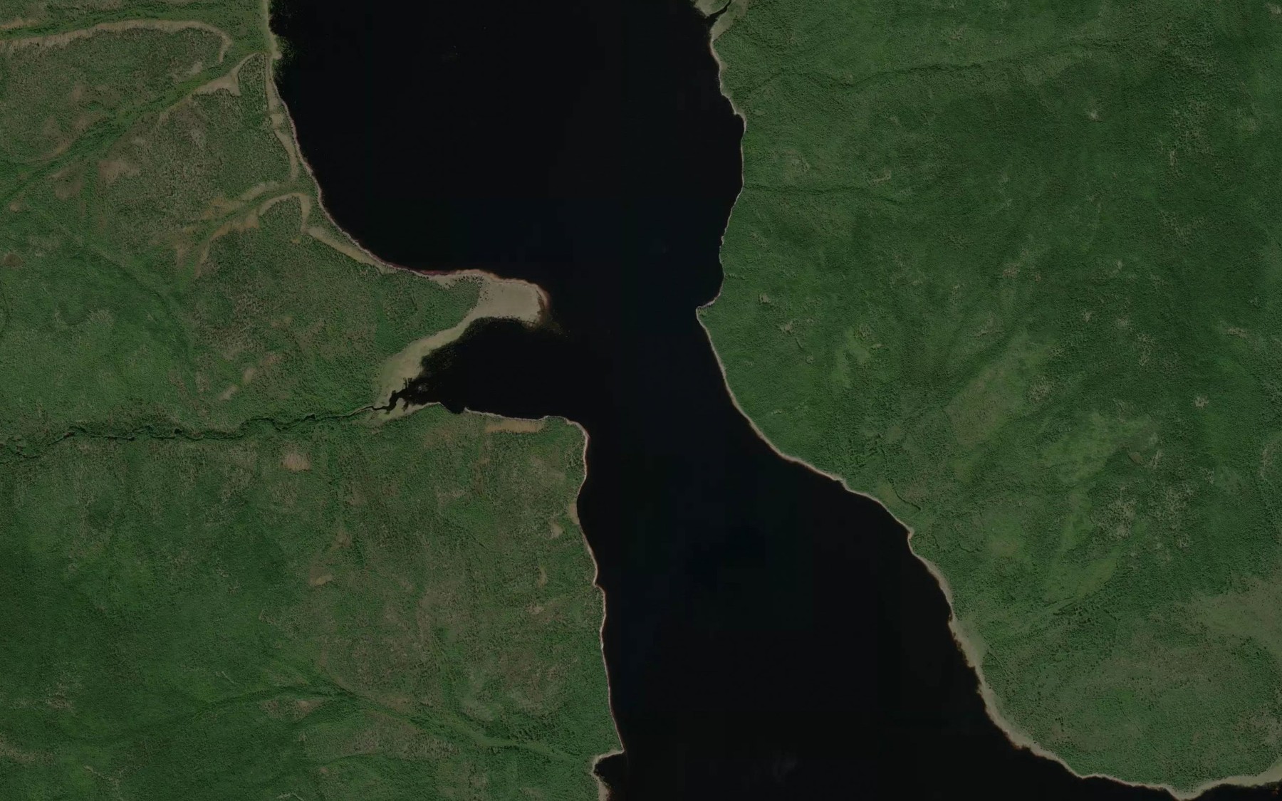 Satellite map of the Dzhenkyuke