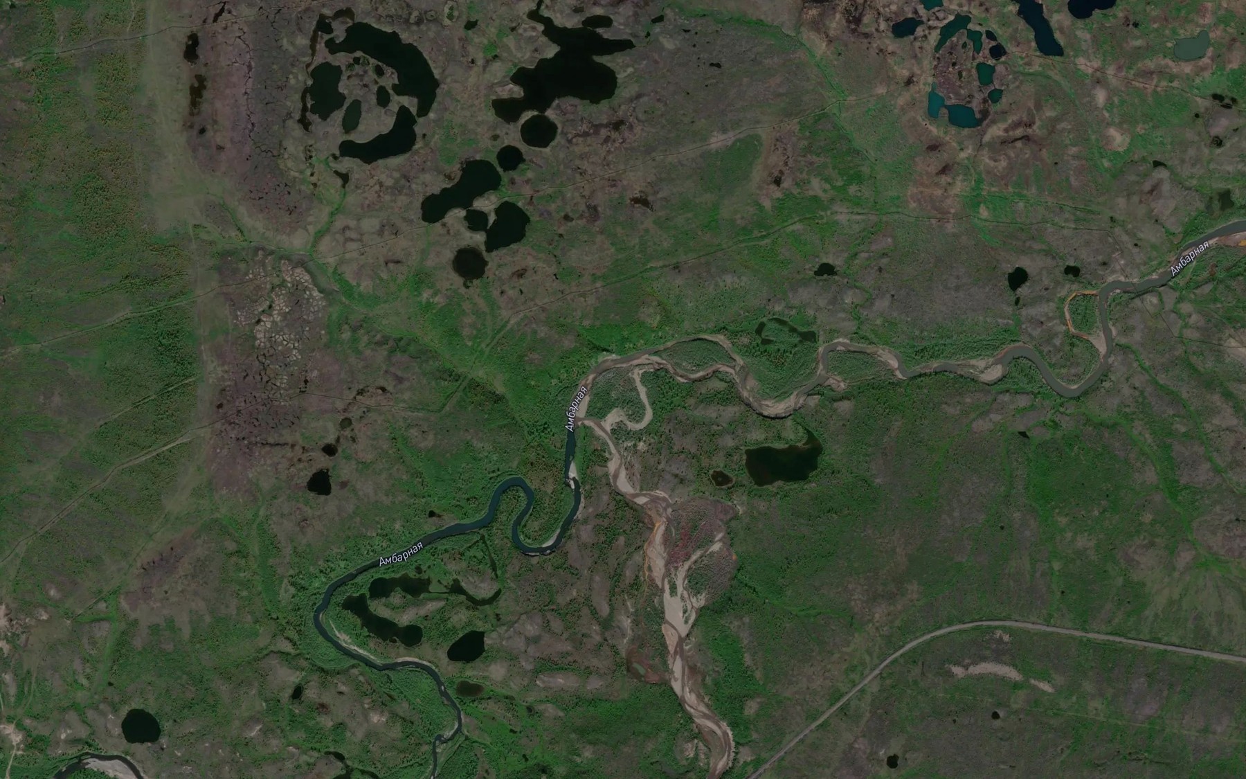 Satellite map of the Daldykan