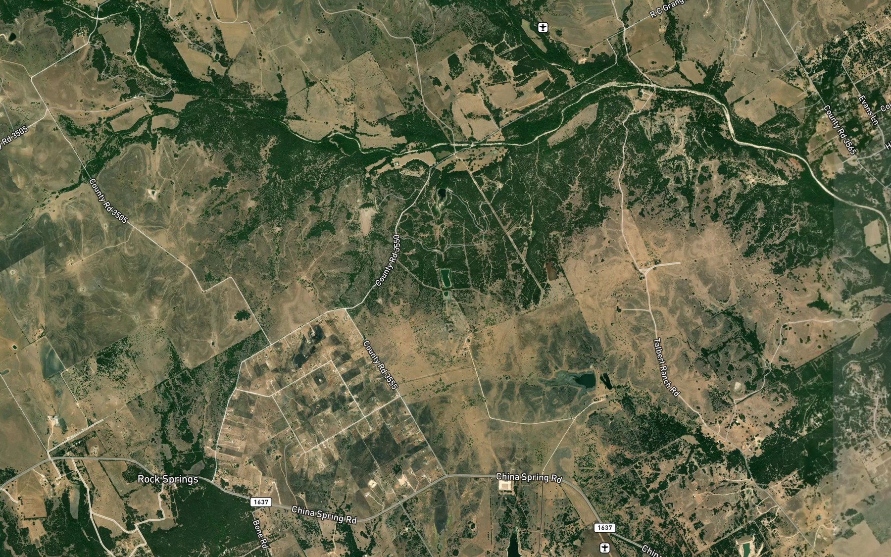 Satellite map of the Markum Lake Number 2