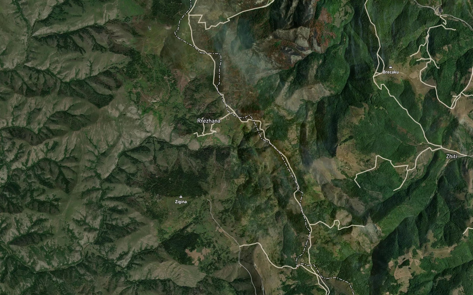 Satellite map of the Lumi Kavaq