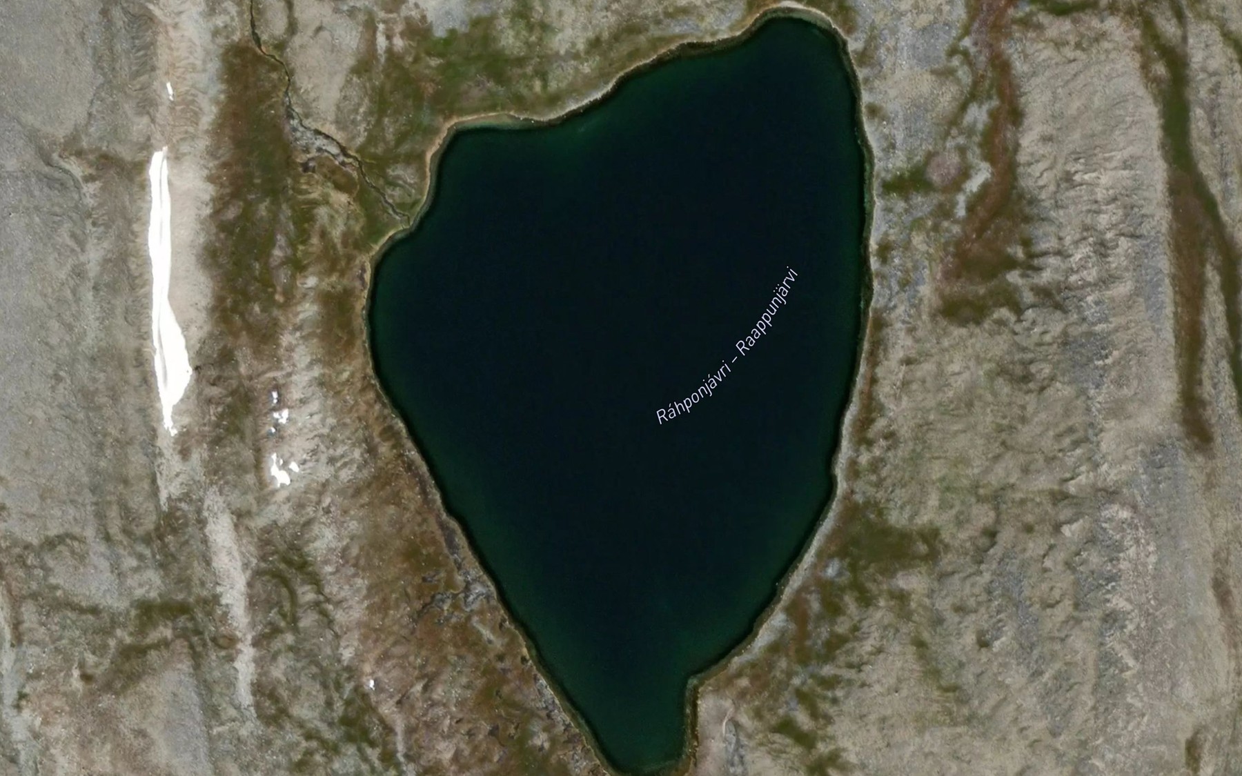 Satellite map of the Rappunjavri