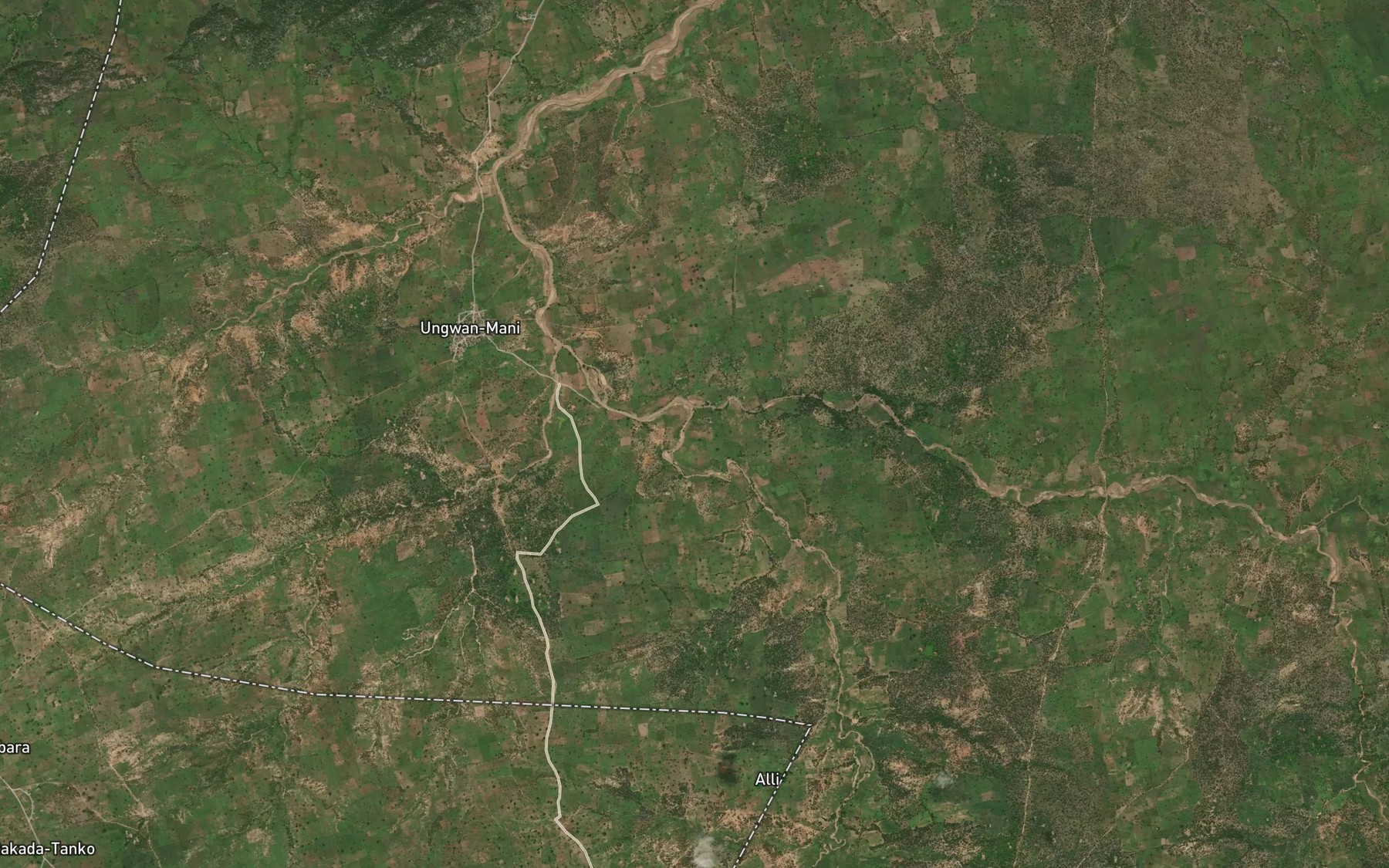 Satellite map of the River Mairairai