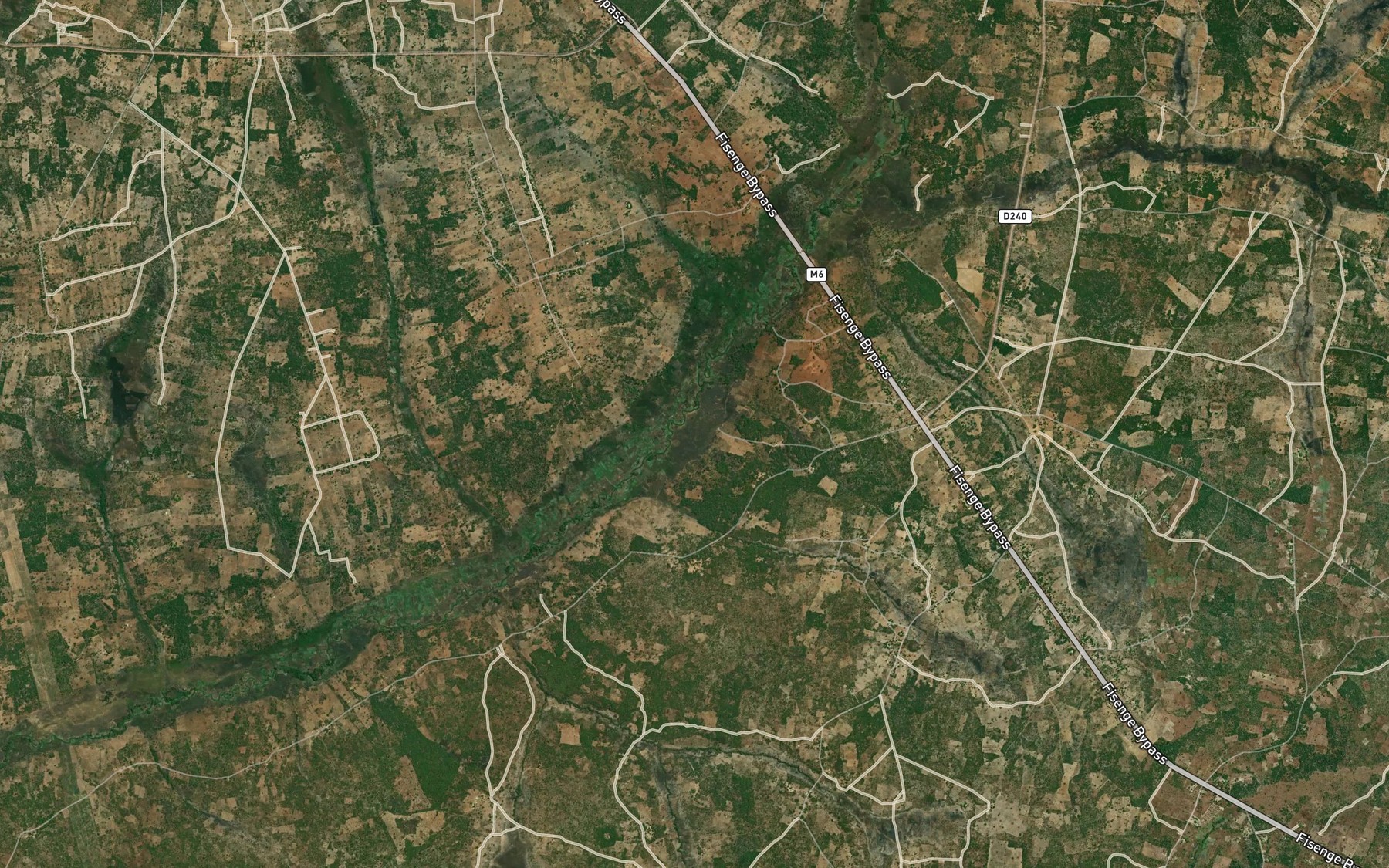 Satellite map of the Nakolwe
