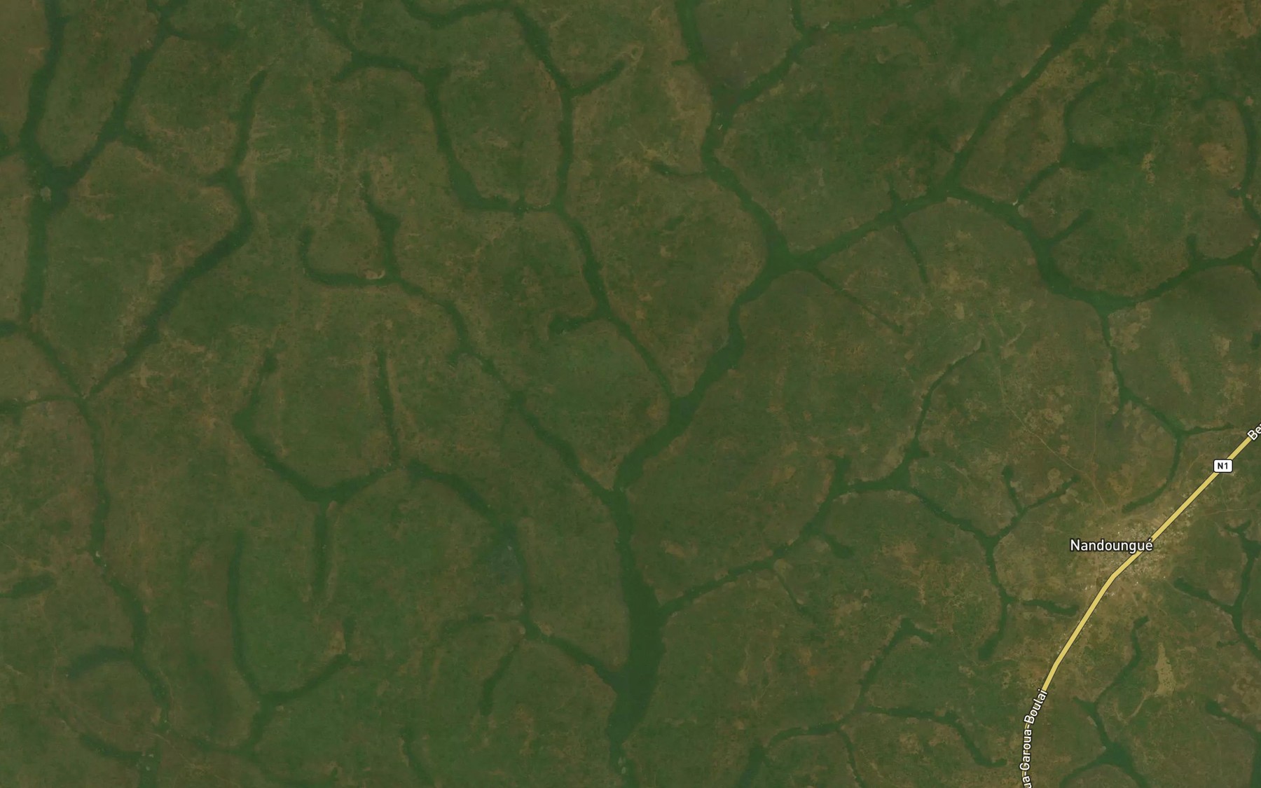 Satellite map of the Gobandigo