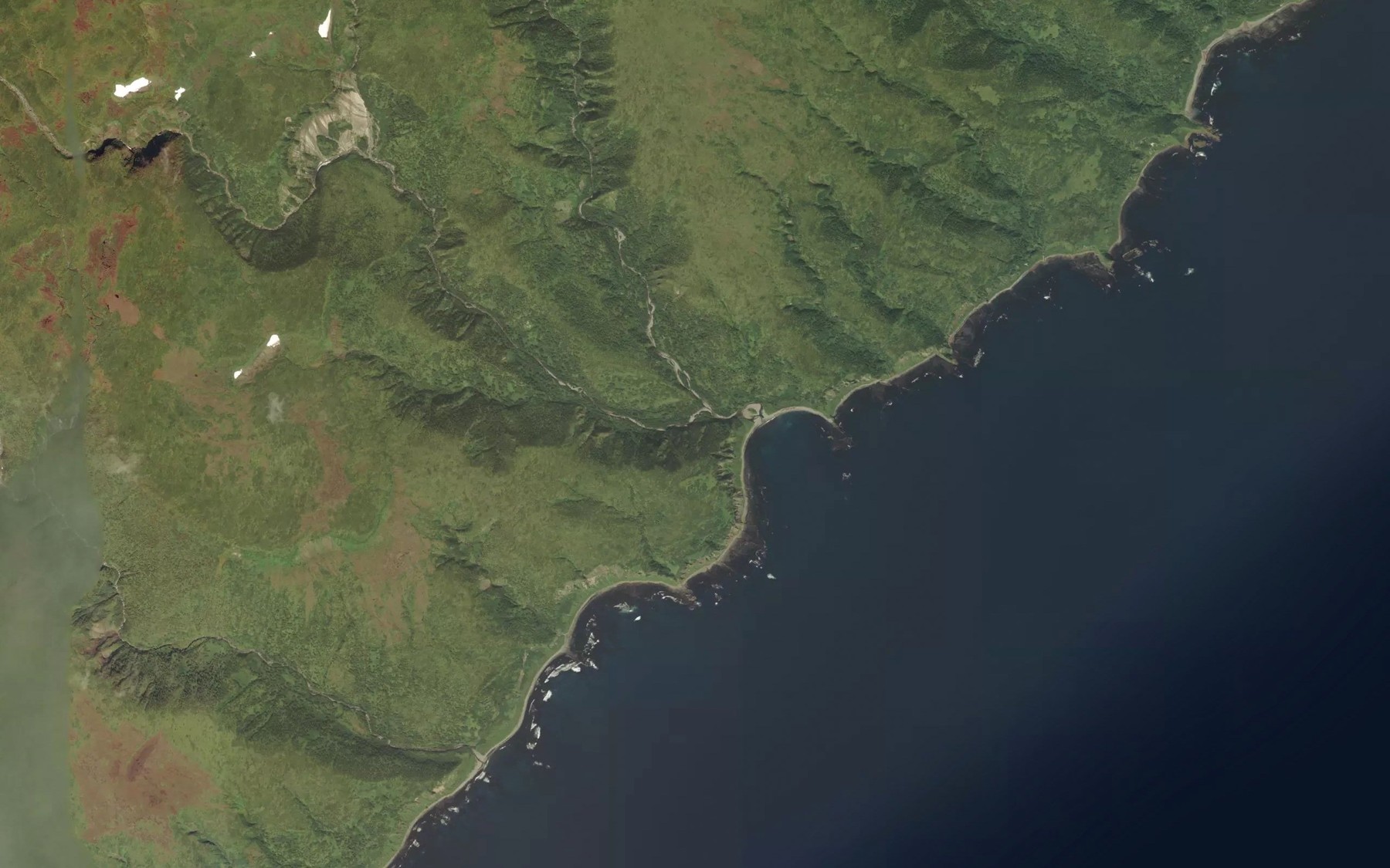 Satellite map of the Gornaya