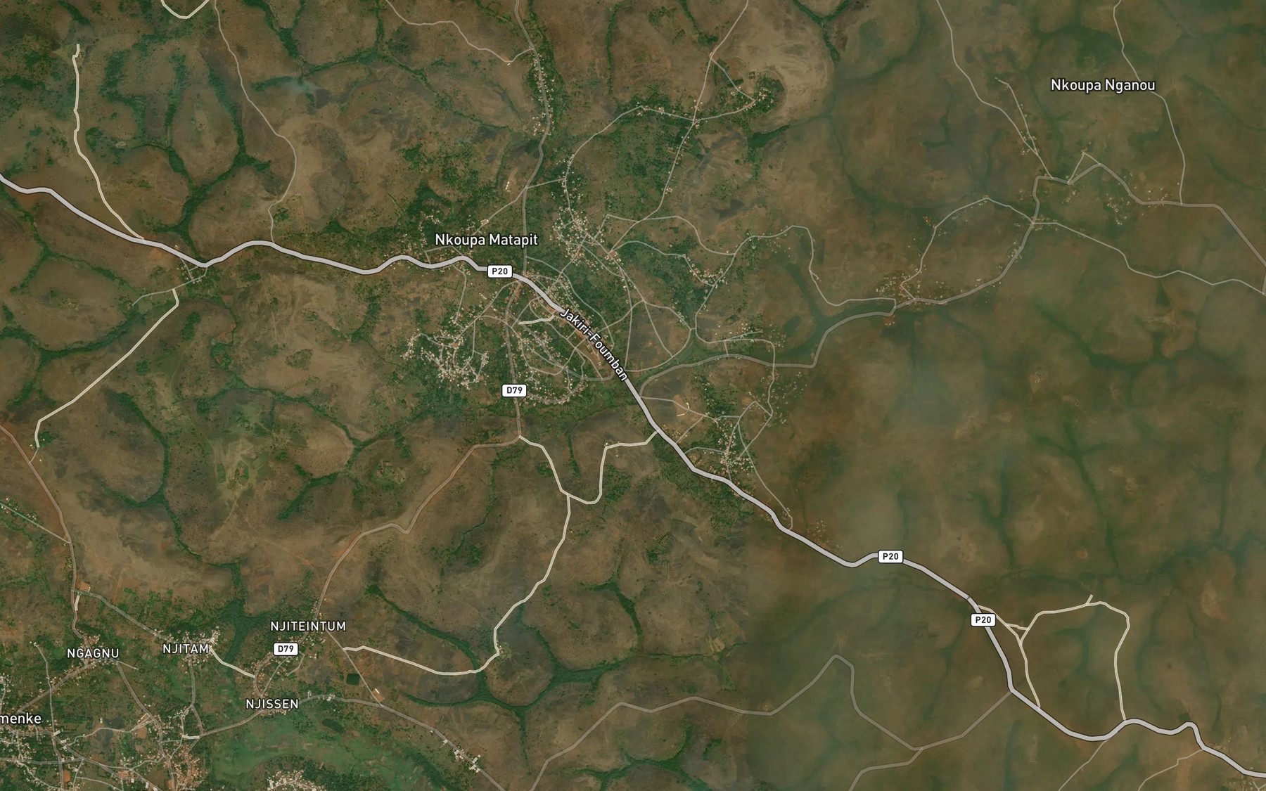 Satellite map of the Tchaplieut