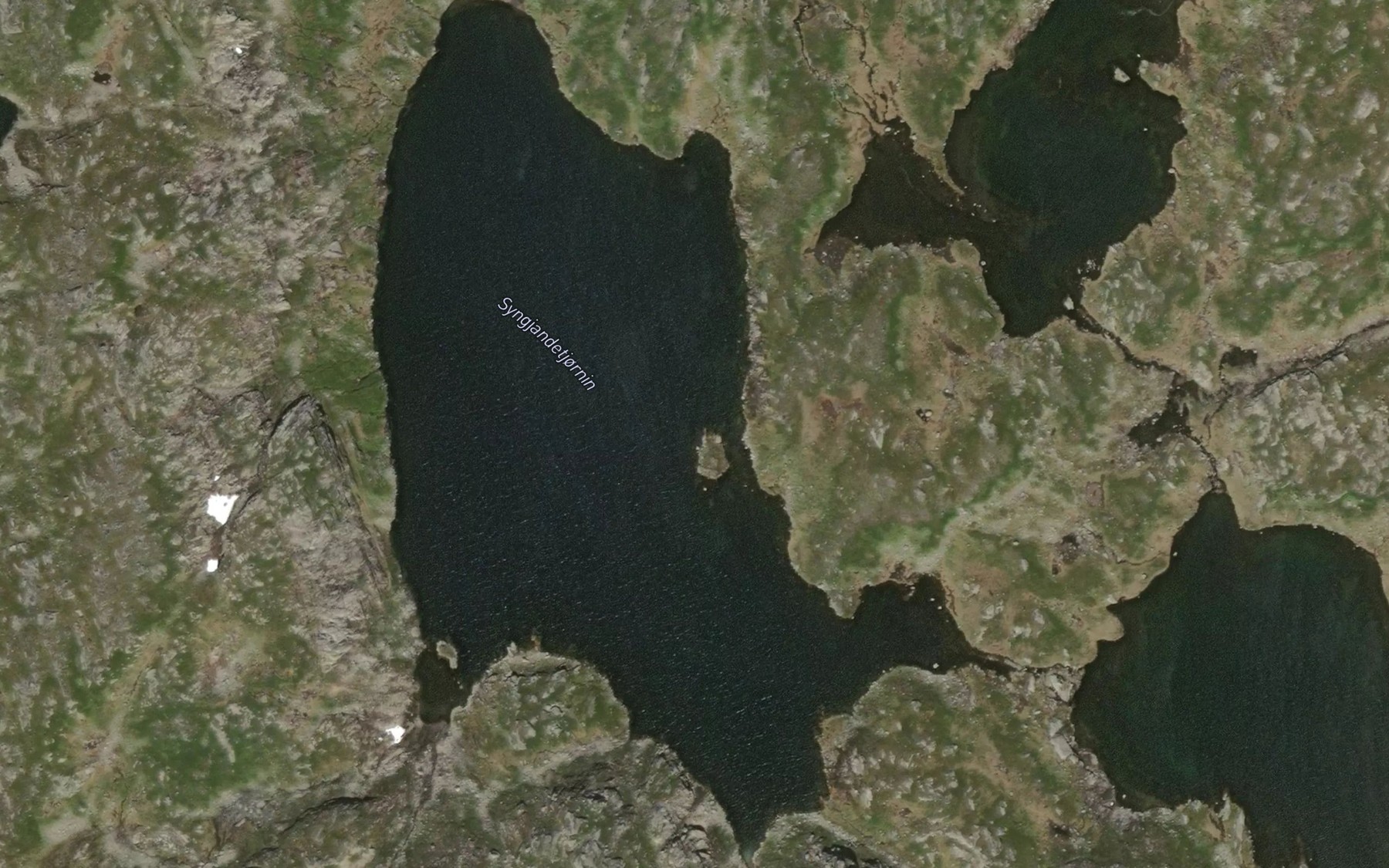 Satellite map of the Syngjandetjornin
