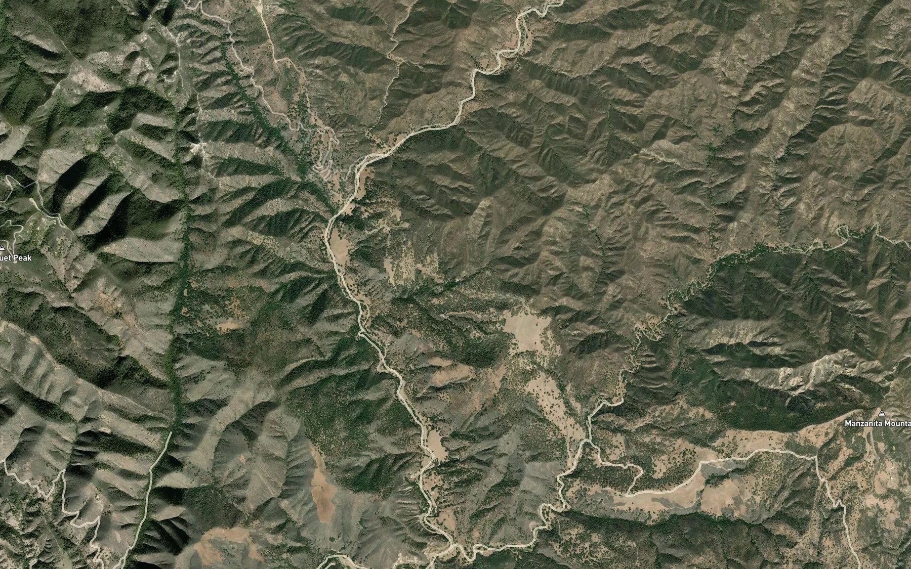 Satellite map of the Cherokee Spring