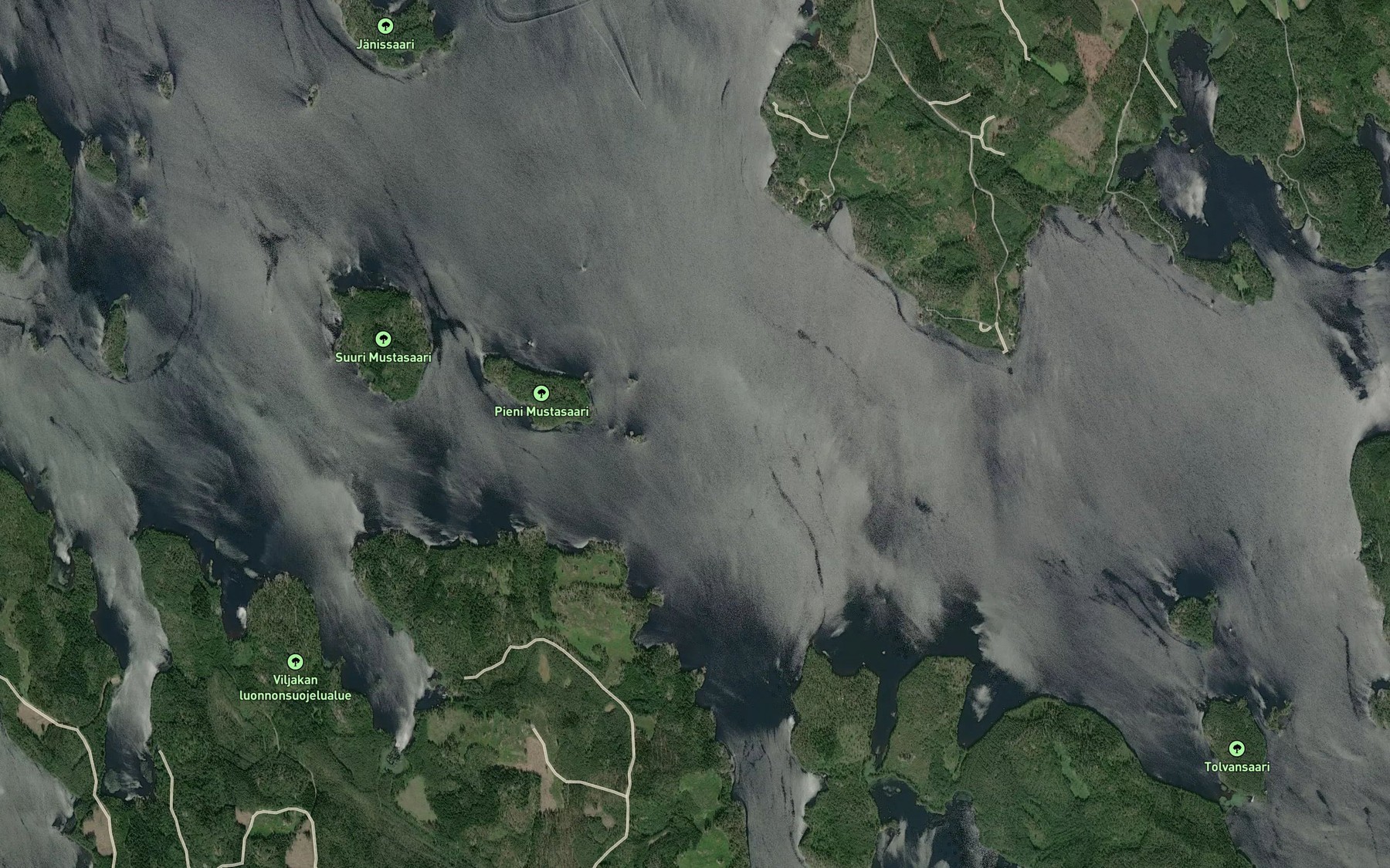 Satellite map of the Tolvanselka